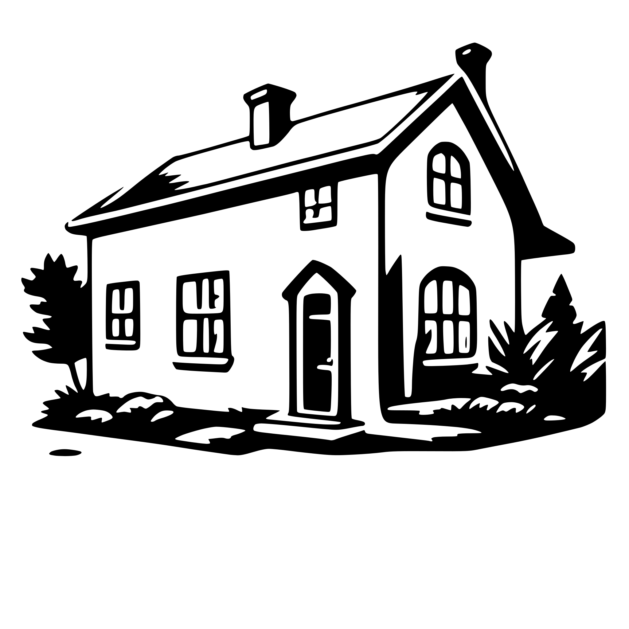 AI-generated SVG of 'house'