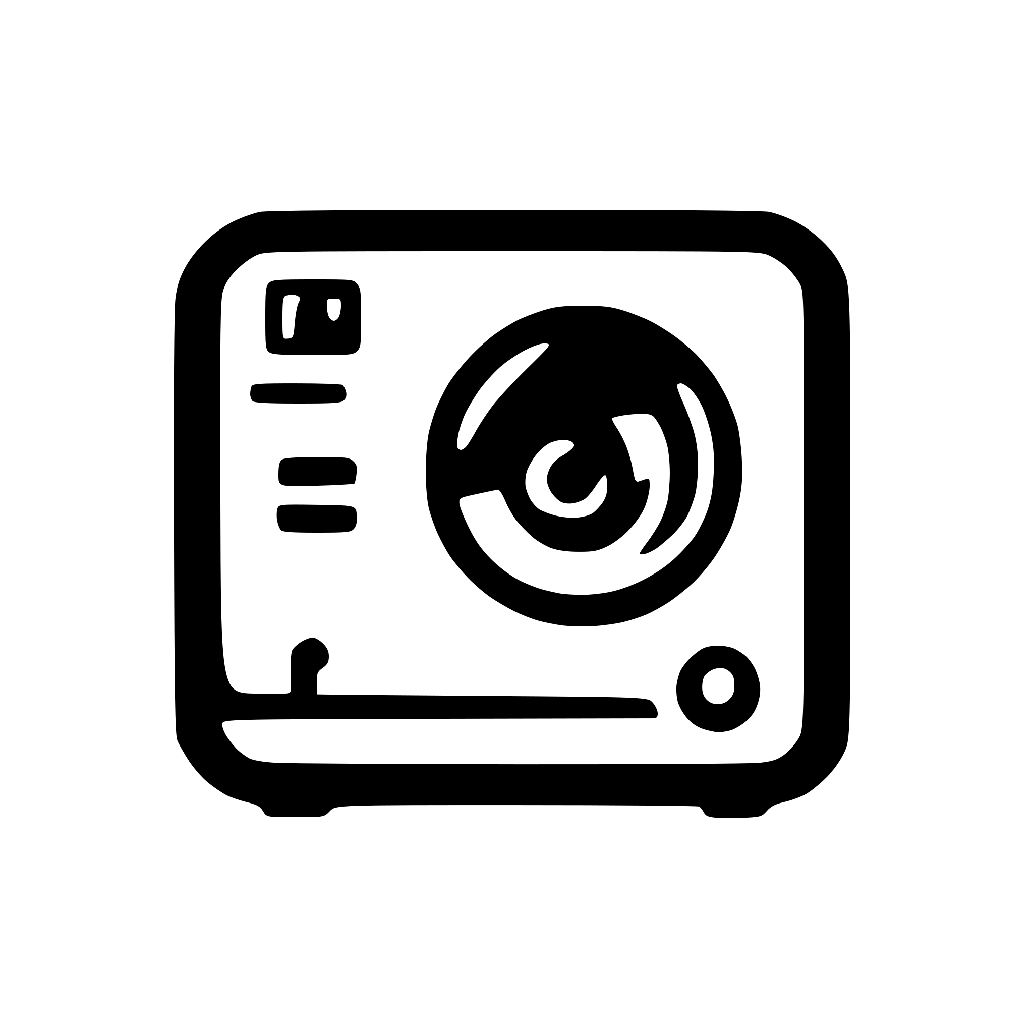 AI-generated SVG of a Square icon. Streaming, Broadcasting, Camera, eye