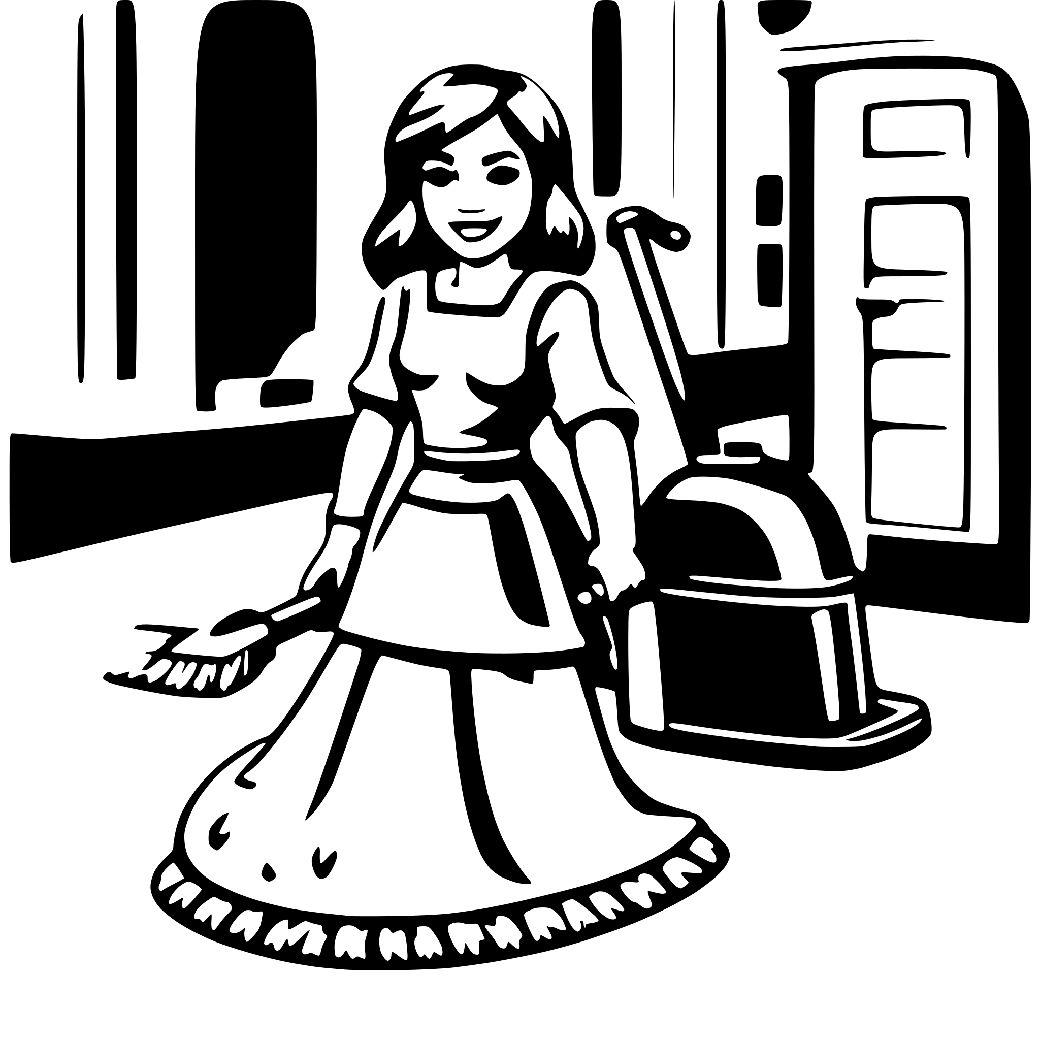 AI-generated SVG of 'Bbw woman carpet cleaner'
