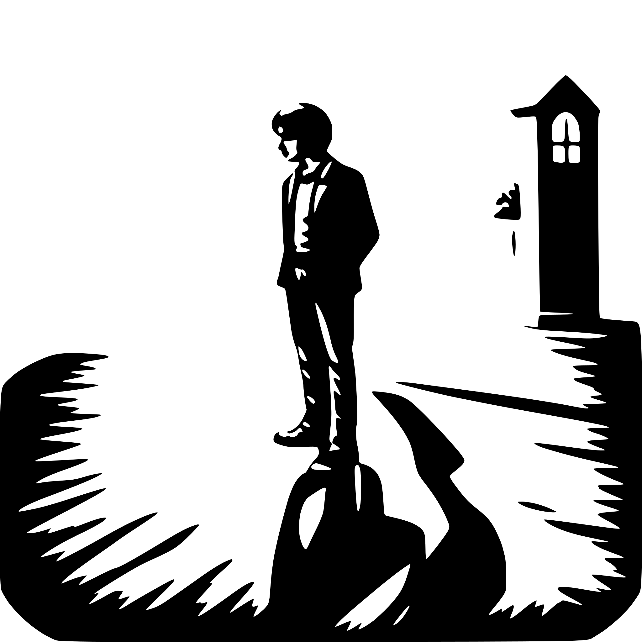AI-generated SVG of 'a shadow looking down'