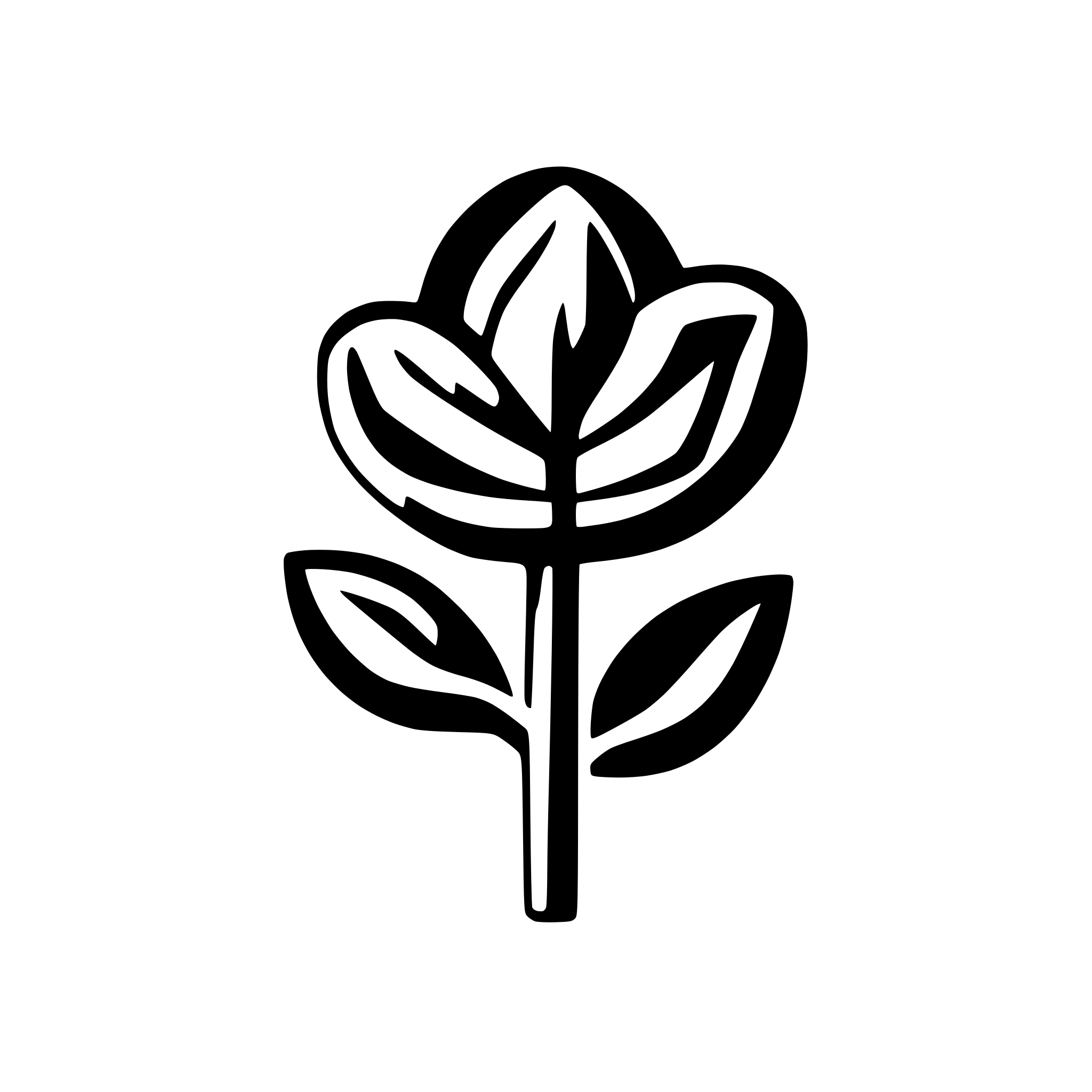 AI-generated SVG of a flower