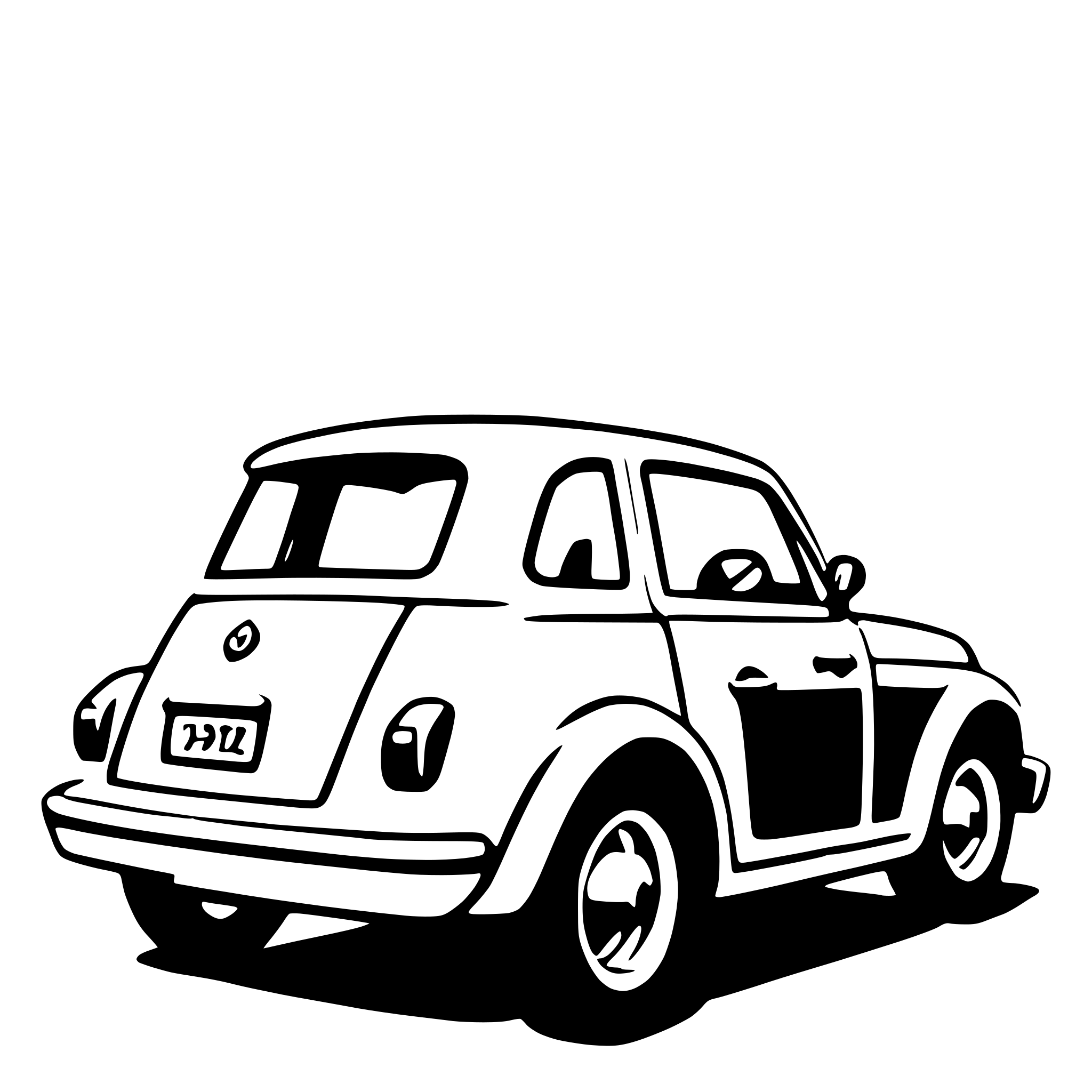 AI-generated SVG of 'city car'