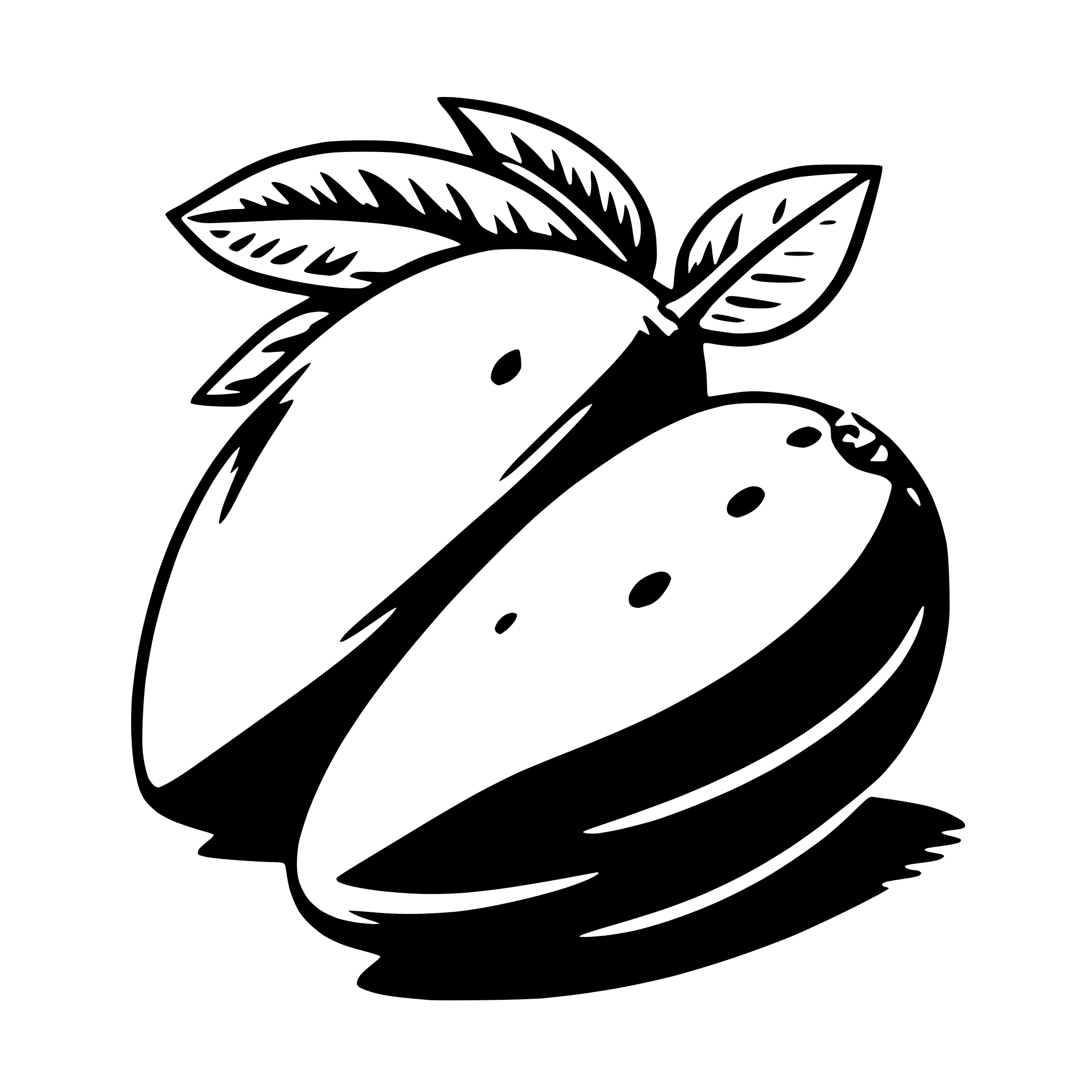 AI-generated SVG of a mango