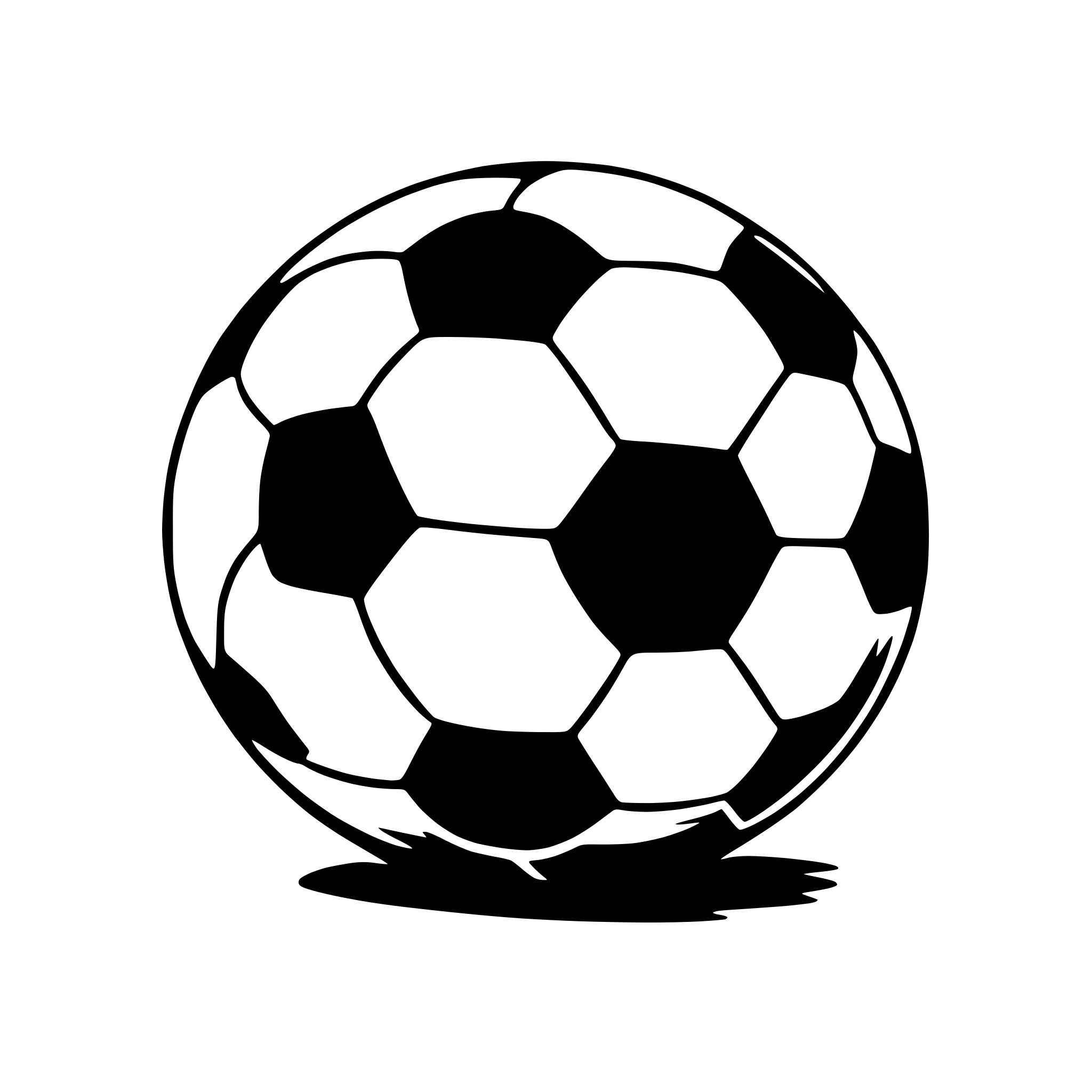 AI-generated SVG of 'soccer ball'