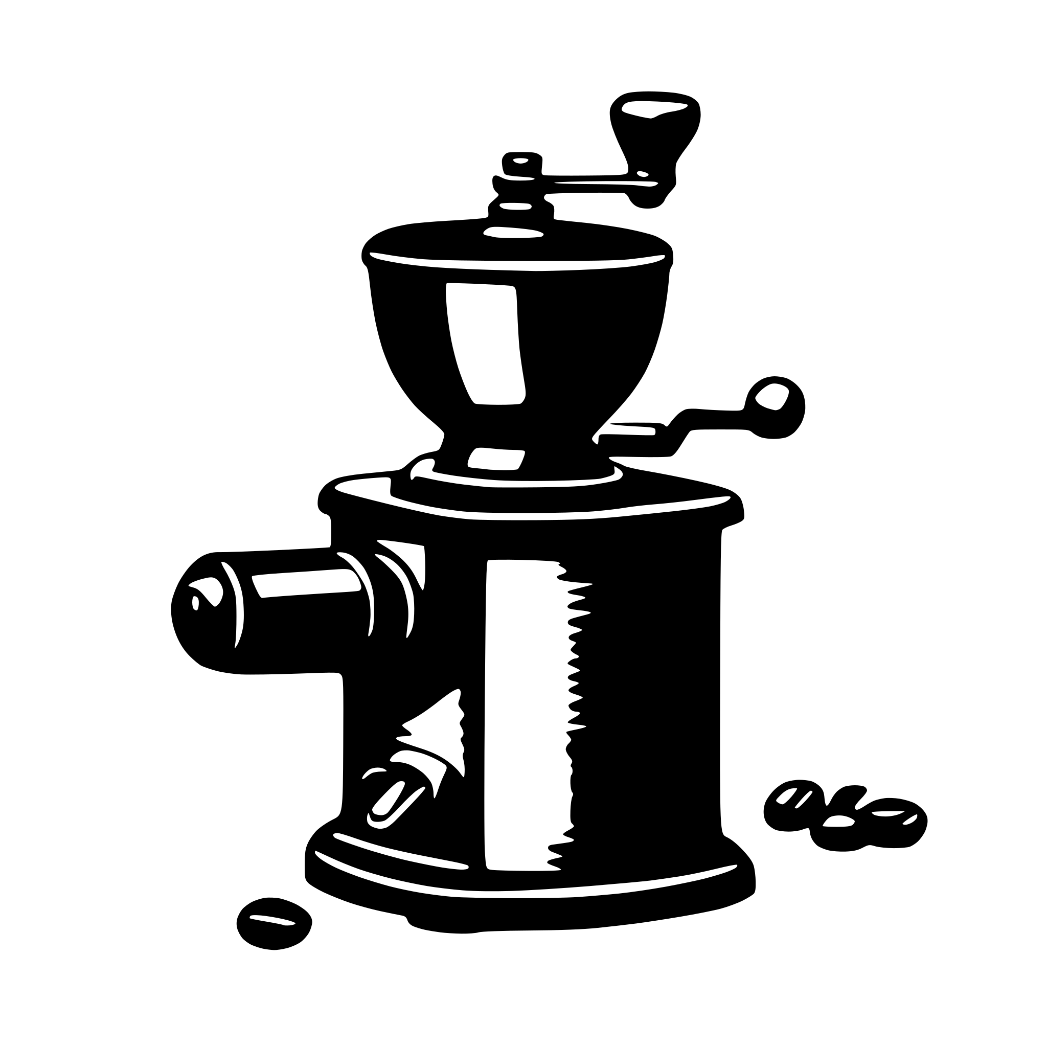 AI-generated SVG of 'coffee grinder'