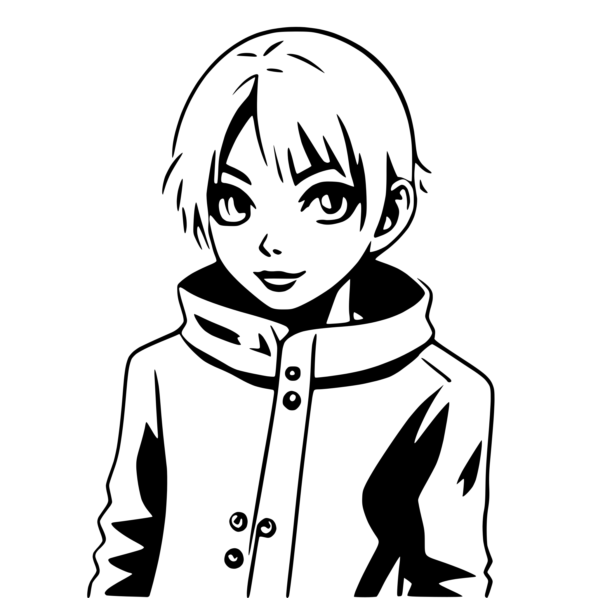 AI-generated SVG of 'boy with glowing eyes'