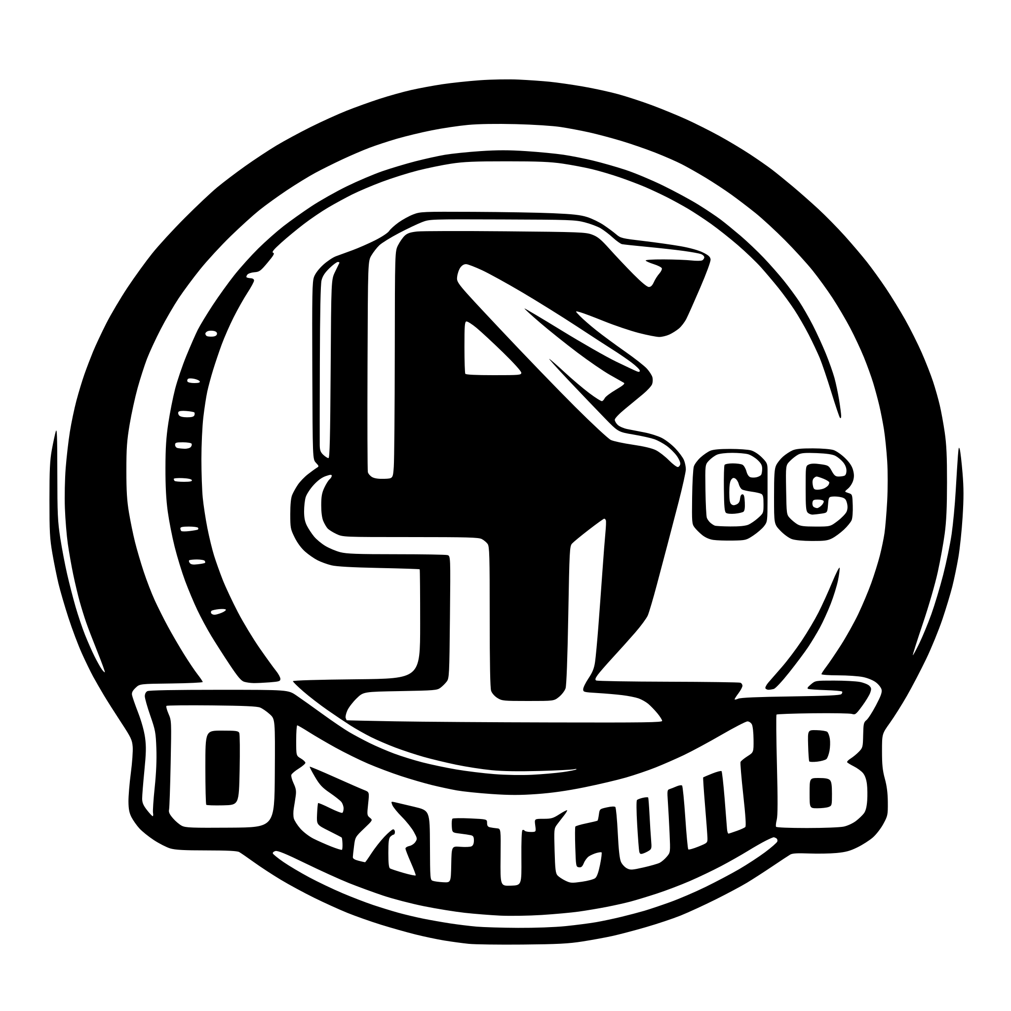AI-generated SVG of a Logo ABC sport club.