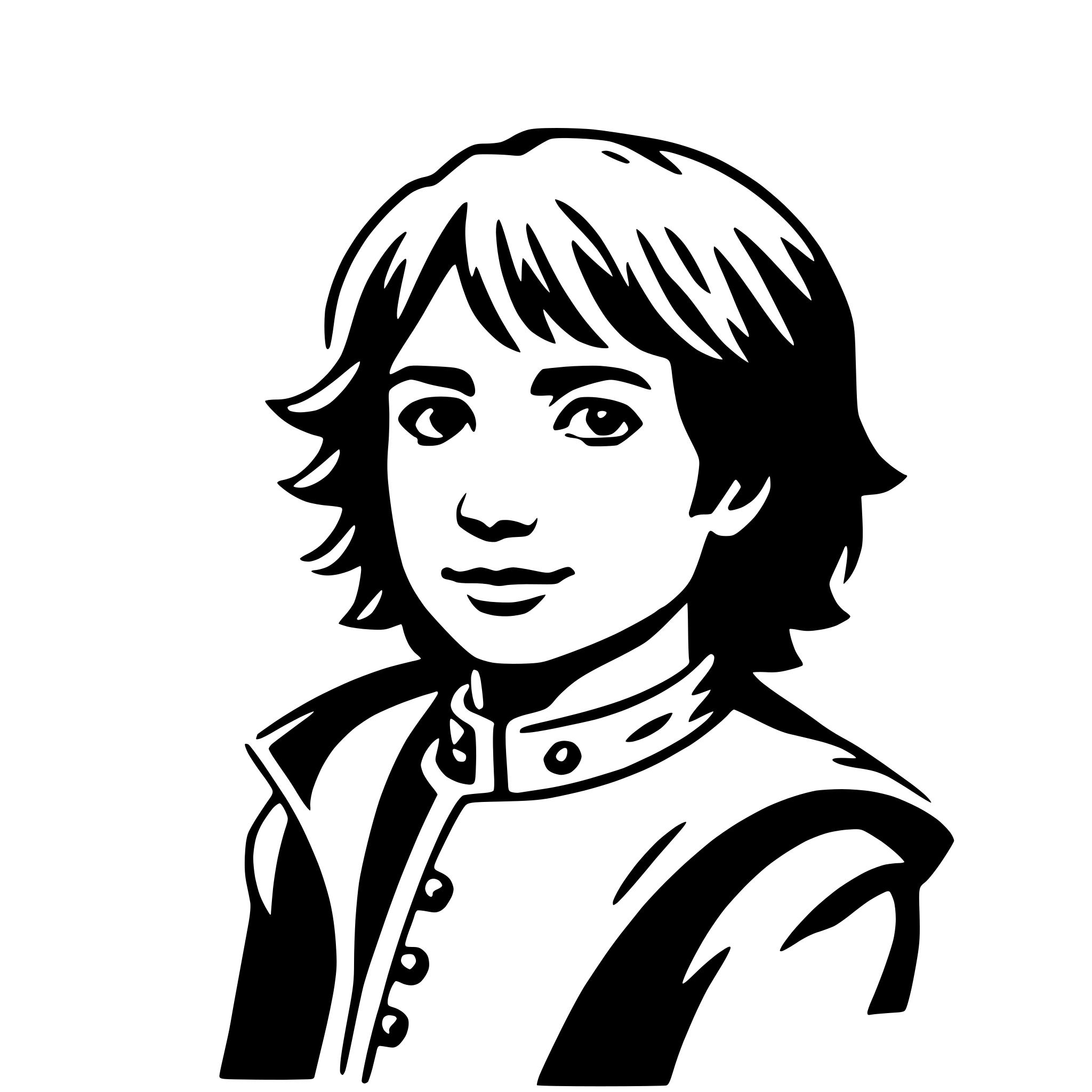 AI-generated SVG of 'hachiman'
