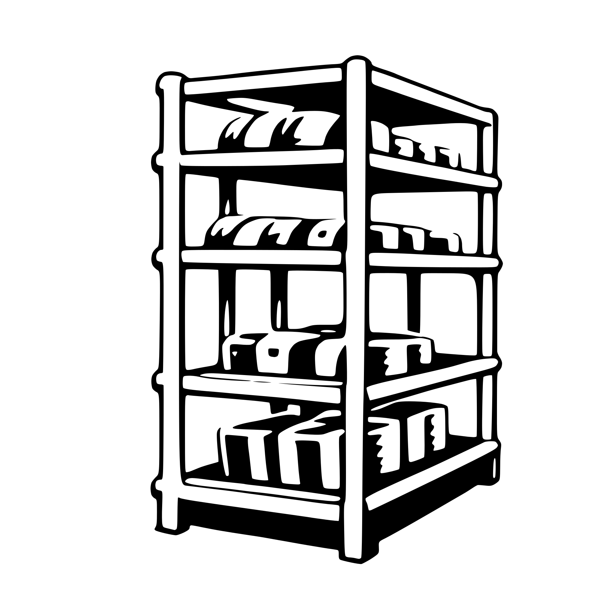 AI-generated SVG of 'rack'