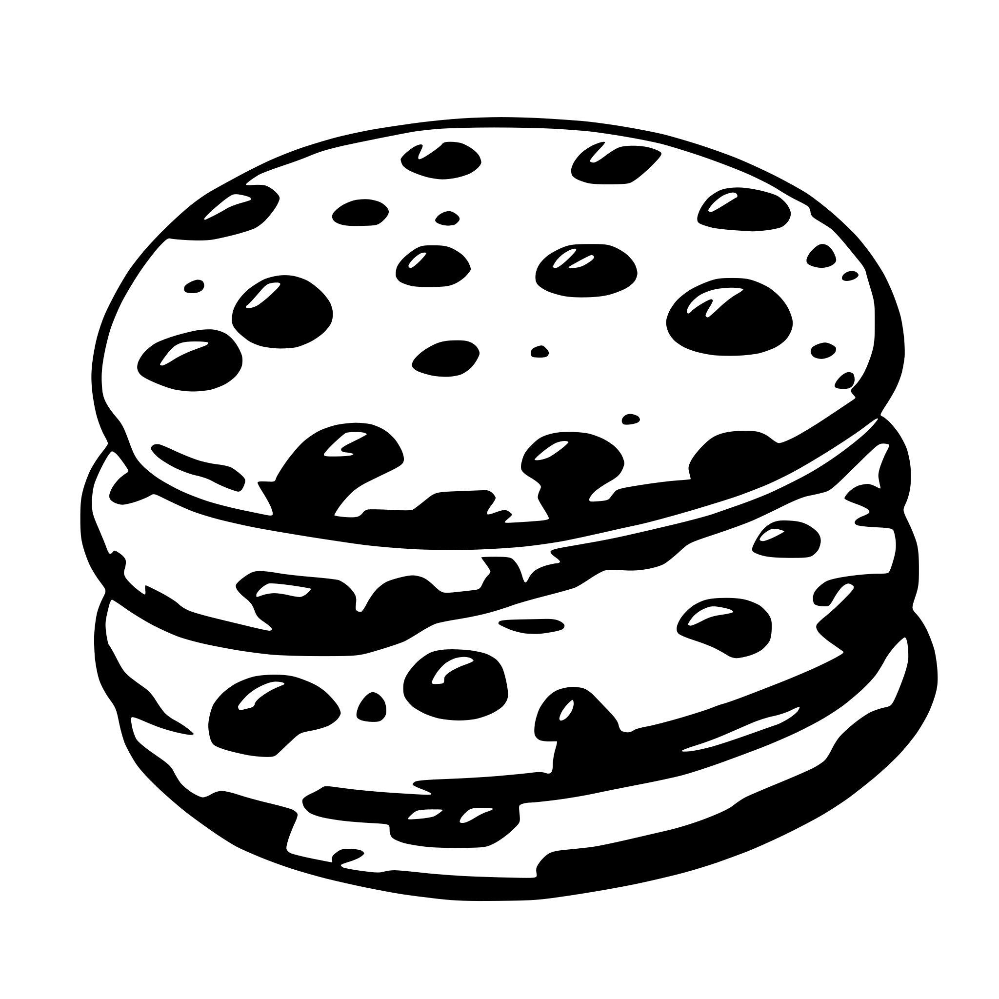 AI-generated SVG of 'madaleine cookie'