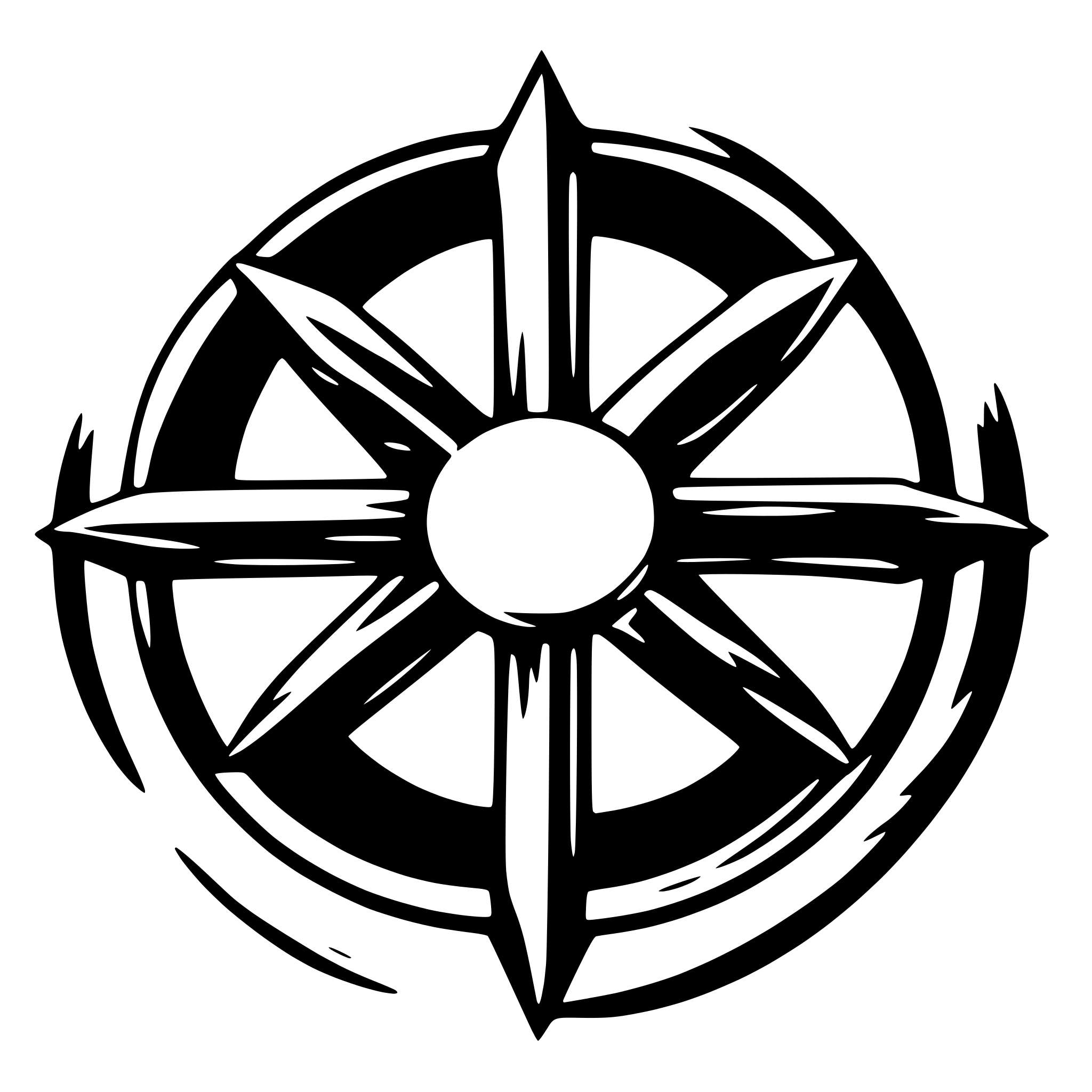 AI-generated SVG of 'new world emblem'