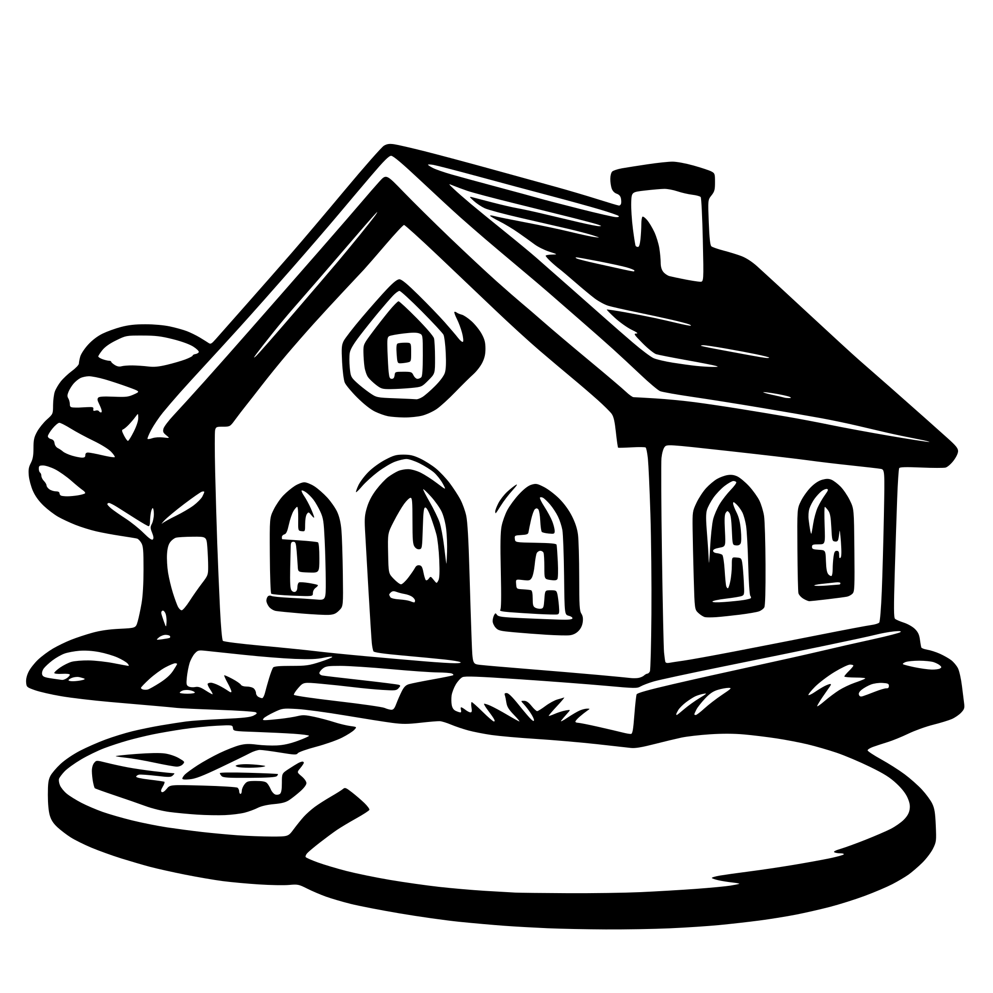 AI-generated SVG of a save money for a home loan