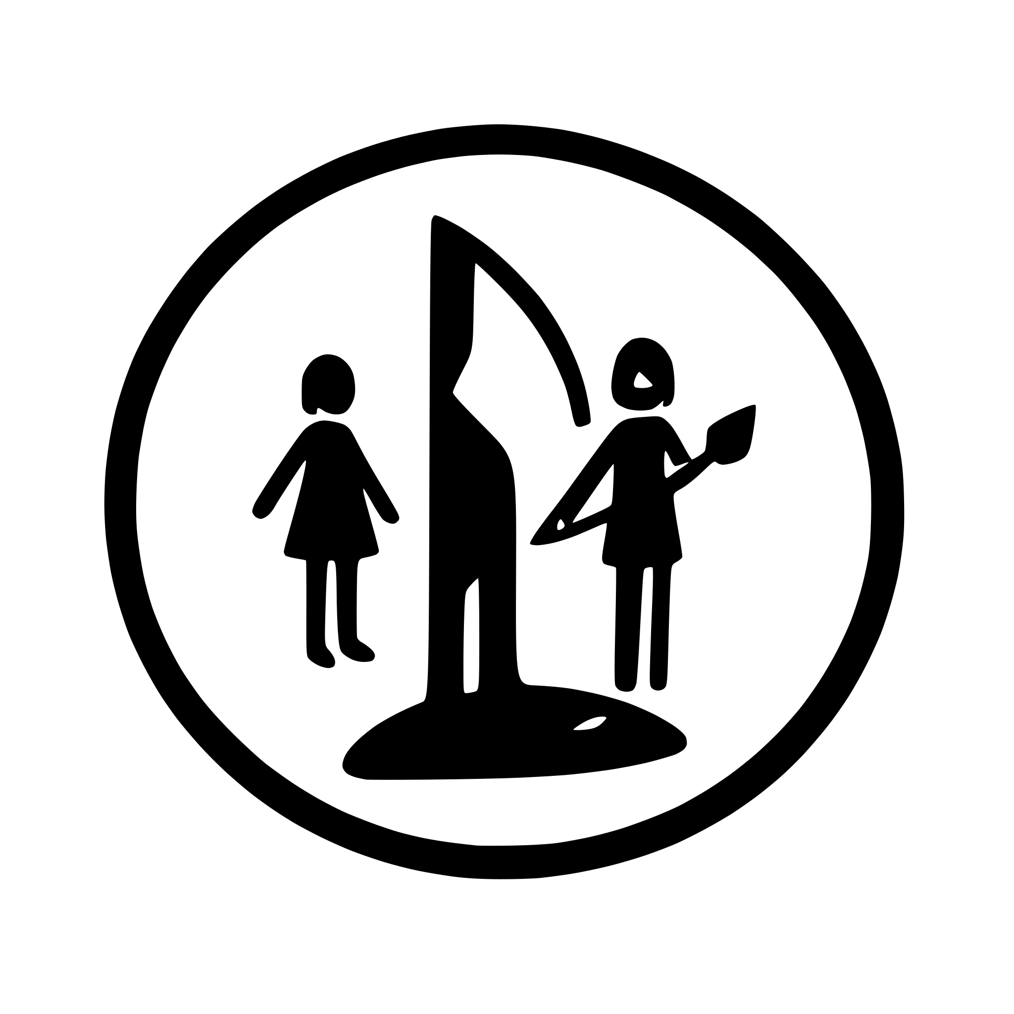 AI-generated SVG of a two people and an arrow (link) between them