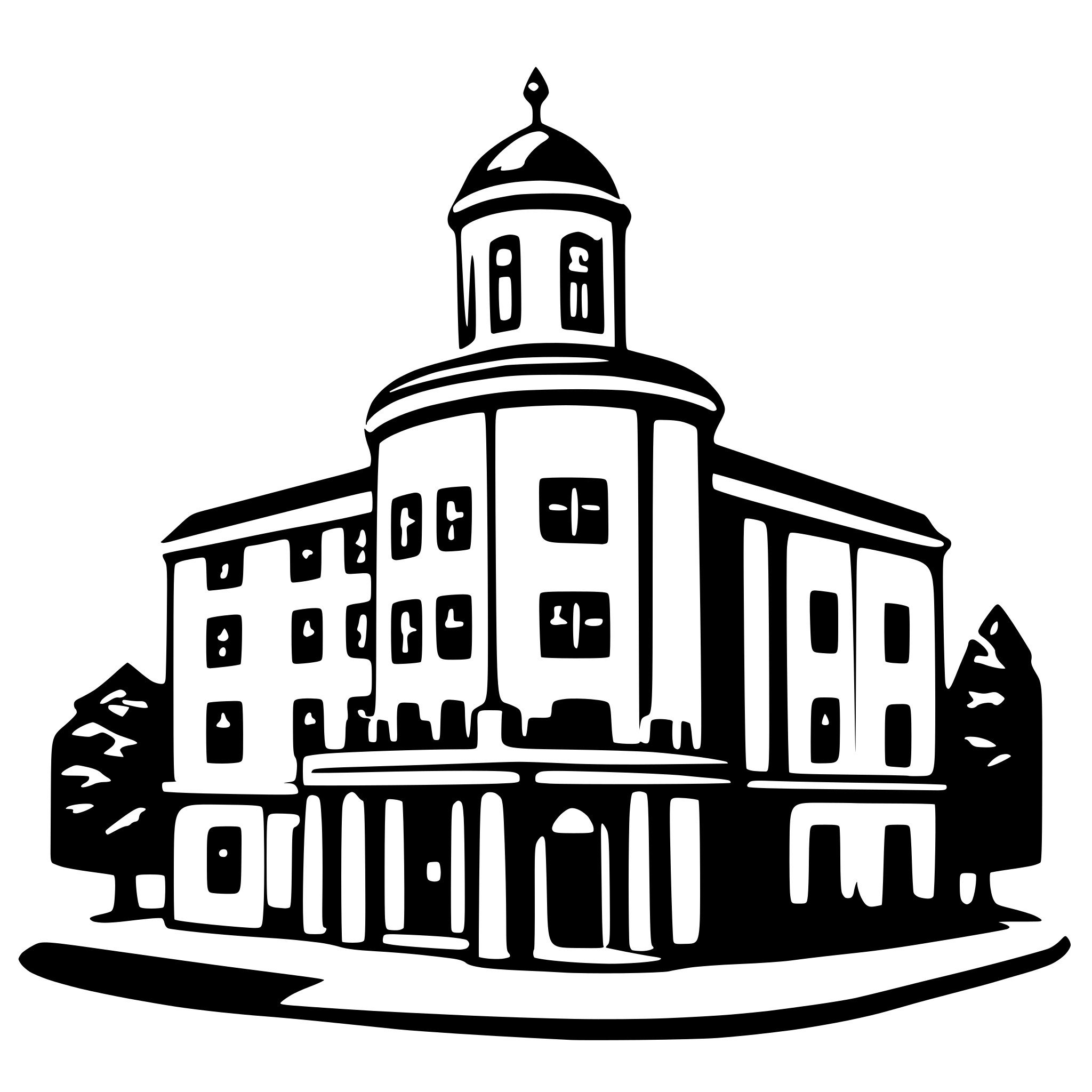 AI-generated SVG of 'university building'