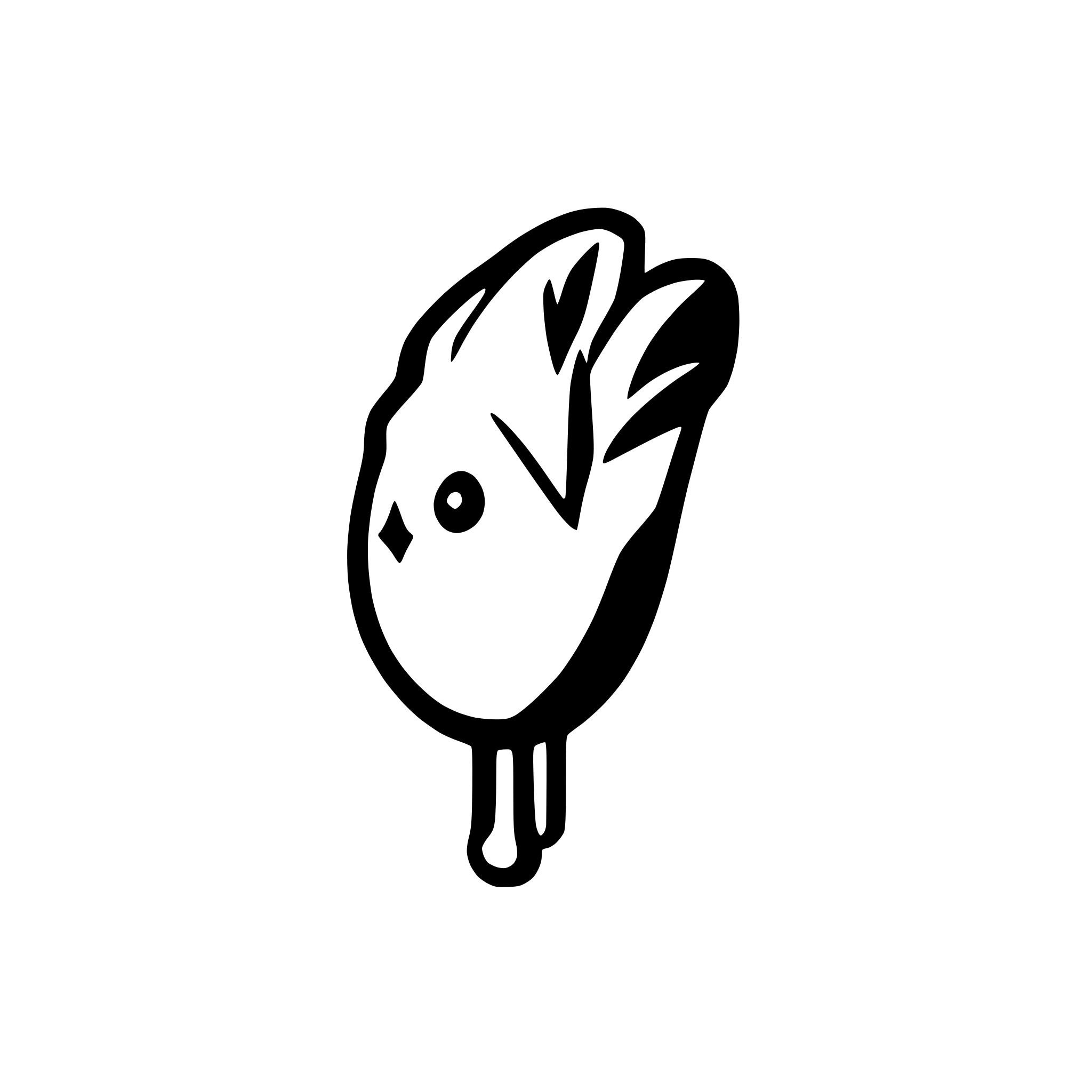 AI-generated SVG of a chicken's leg