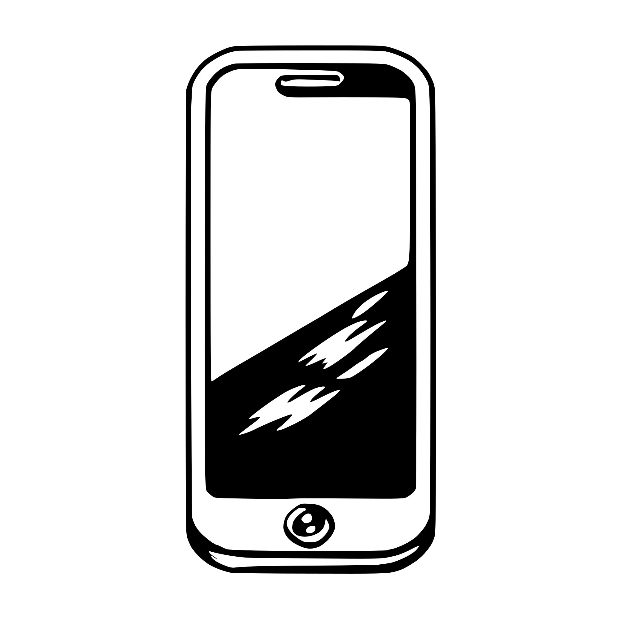AI-generated SVG of a smartphone