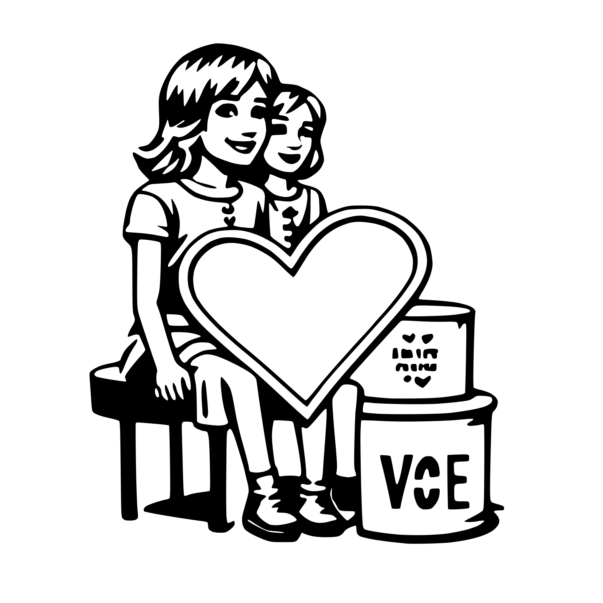 AI-generated SVG of a sweet love quotes