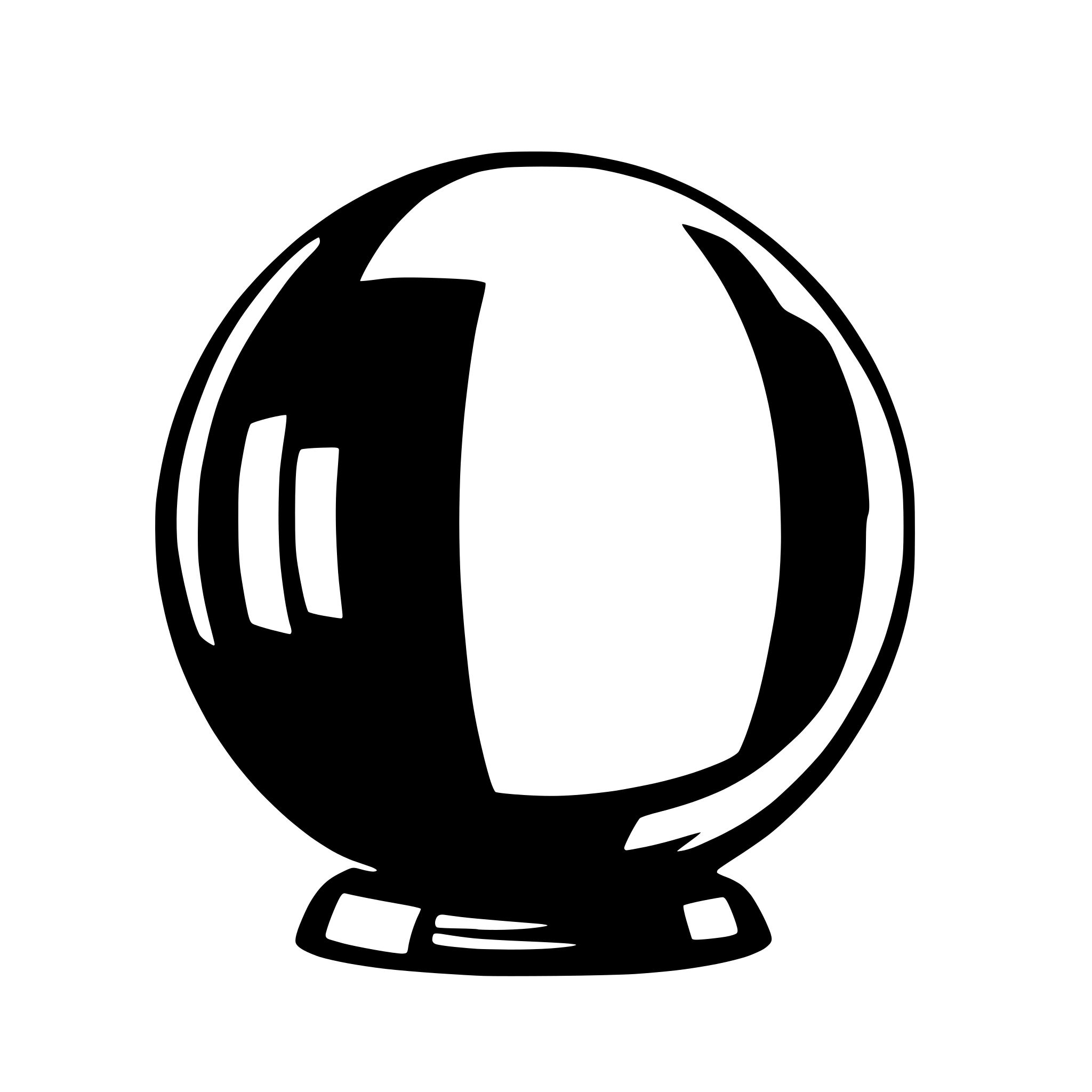 AI-generated SVG of 'glassy sphere'