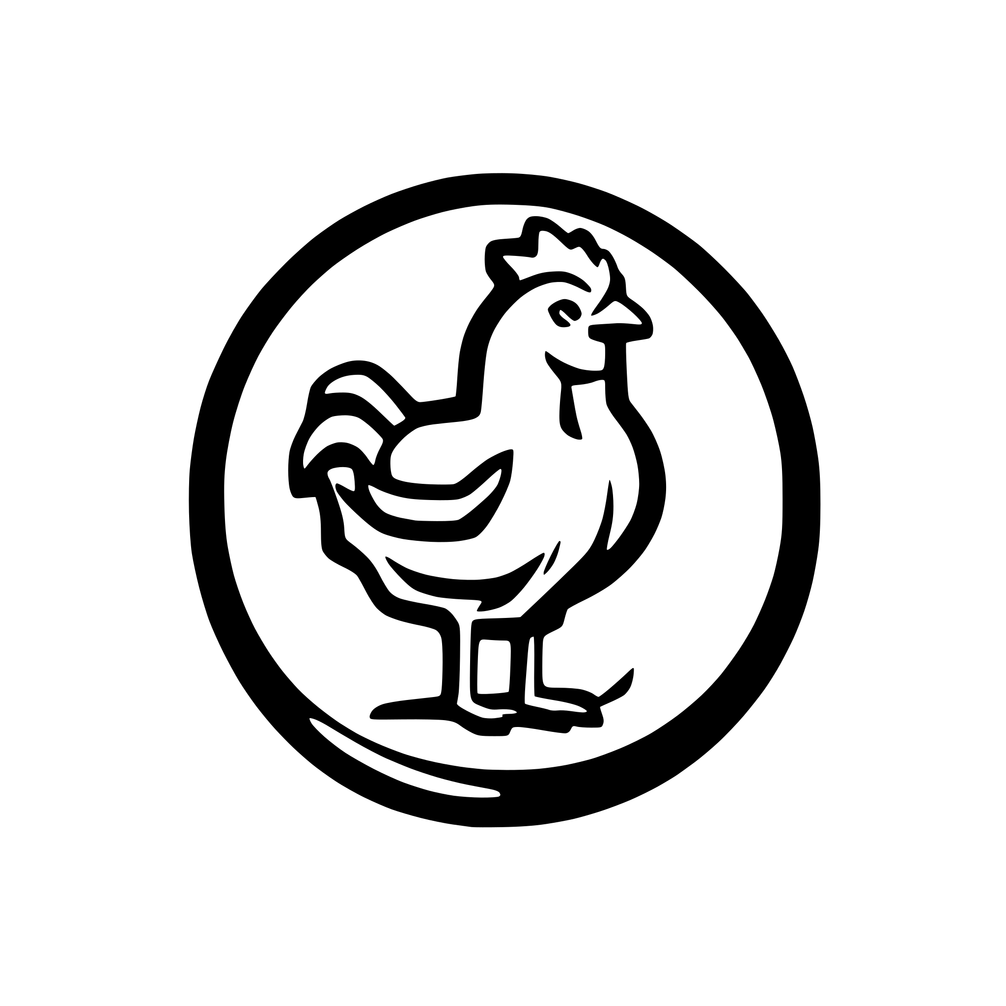 AI-generated SVG of a chicken's leg