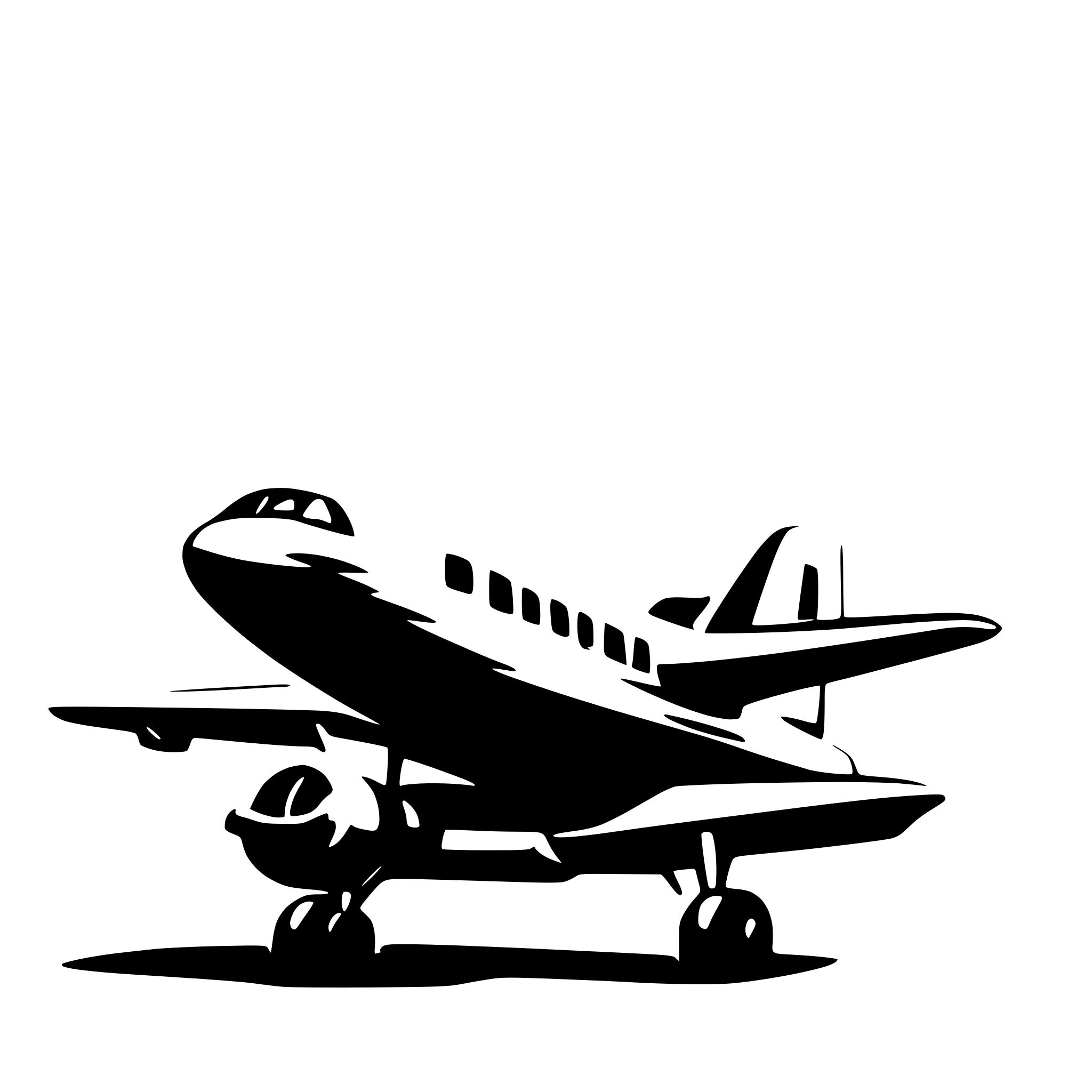 AI-generated SVG of a aircraft