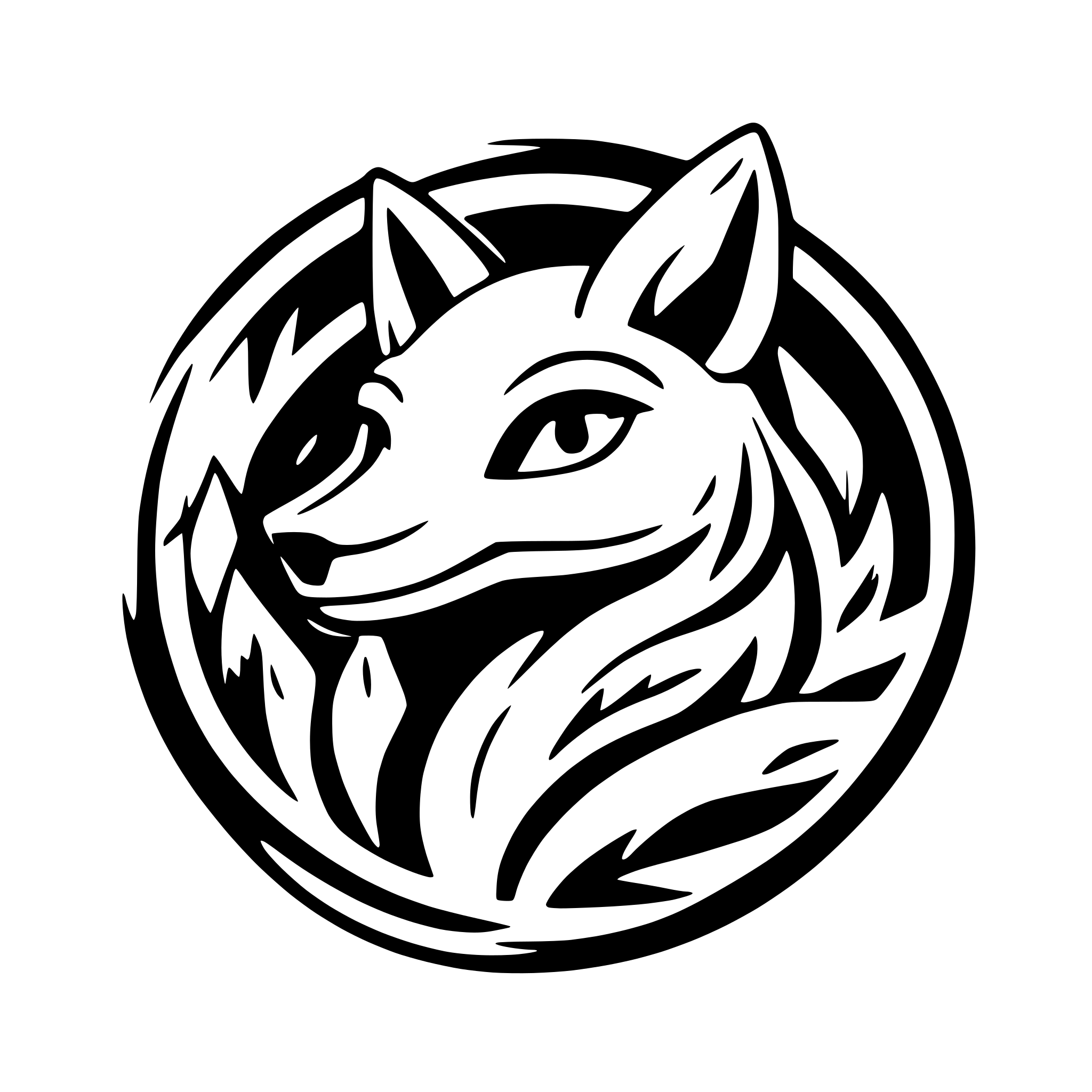 AI-generated SVG of a make image of a fox