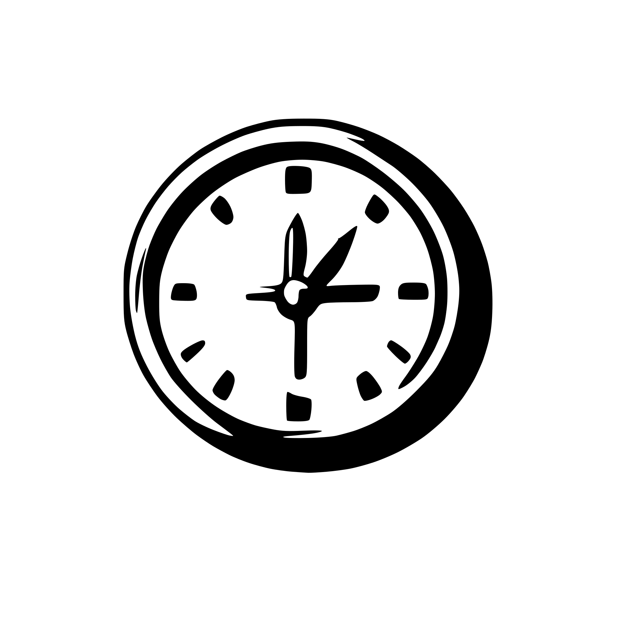 AI-generated SVG of a time and calendar logo with varity of colors