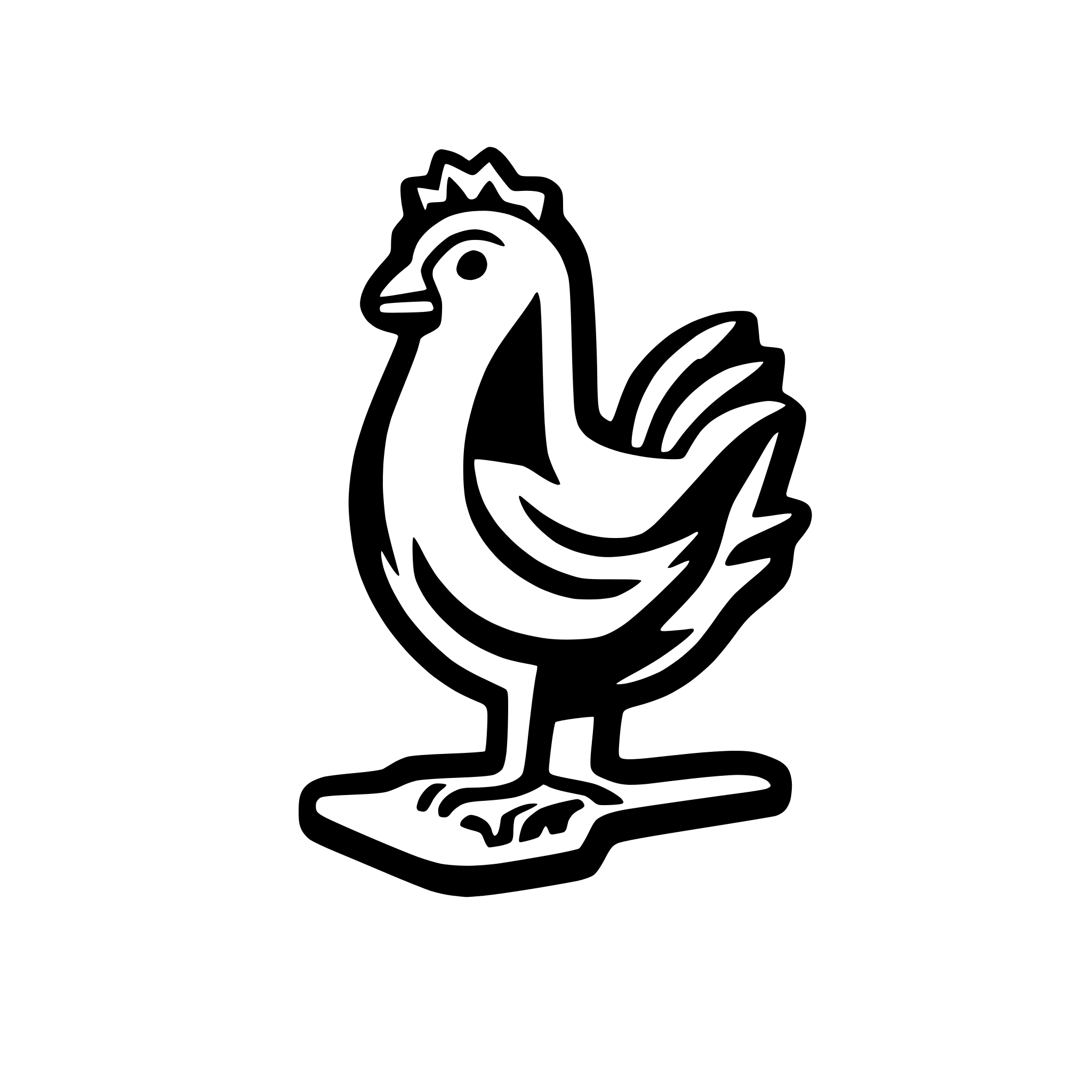 AI-generated SVG of a chicken leg