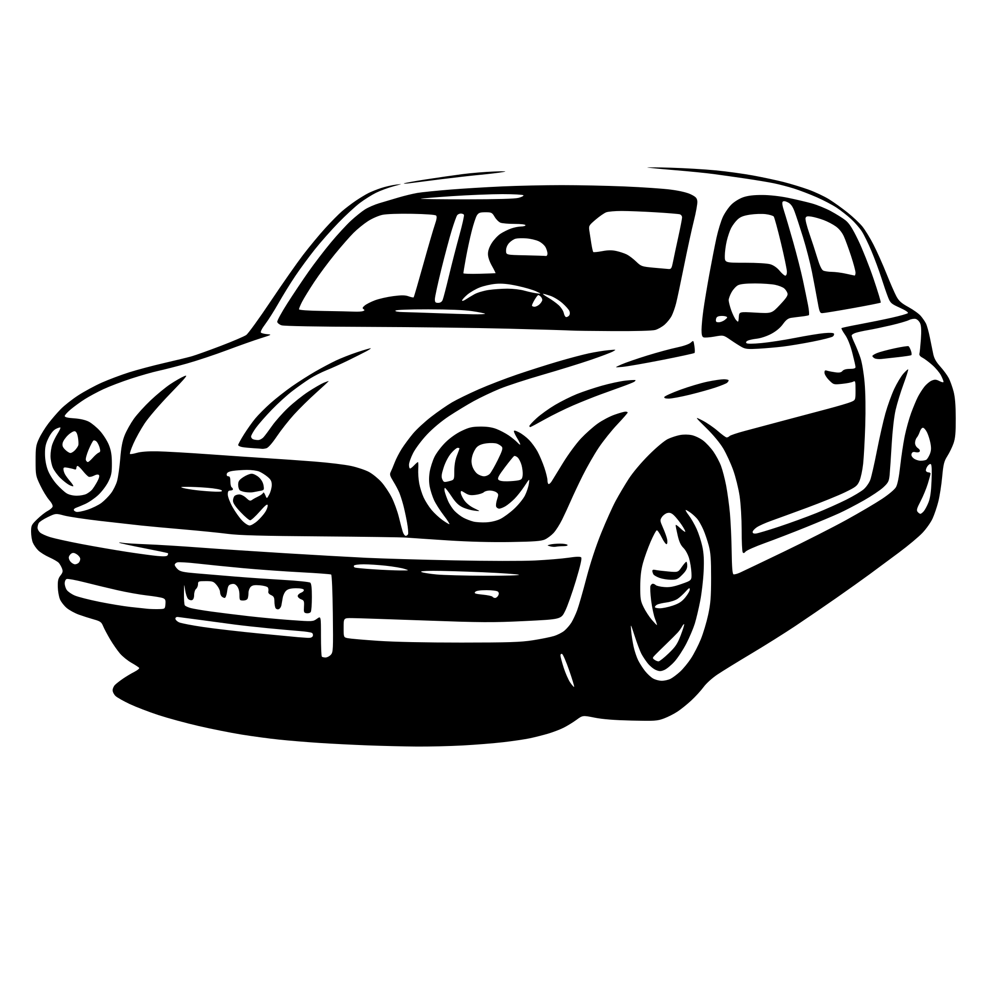 AI-generated SVG of a car