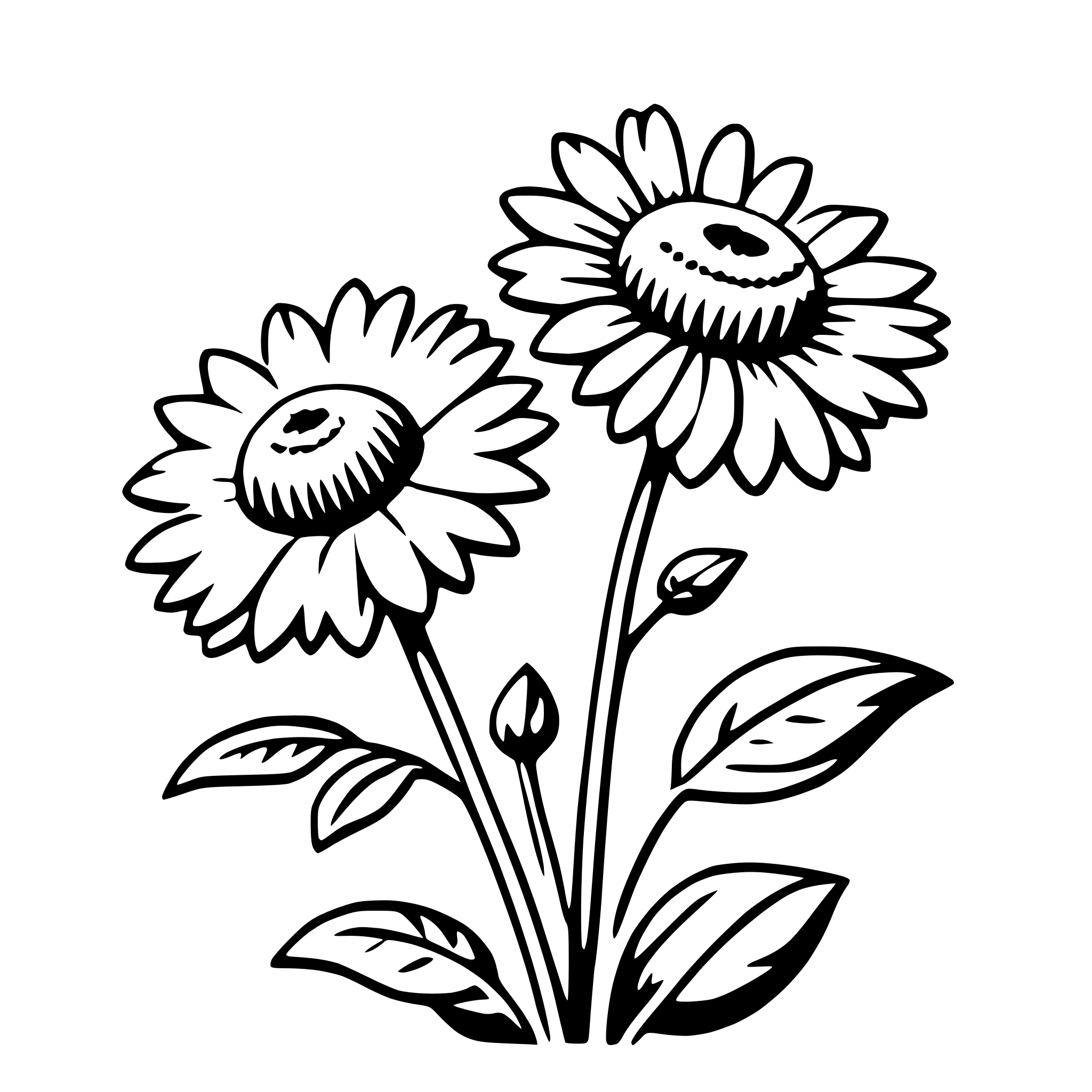 AI-generated SVG of 'aster'