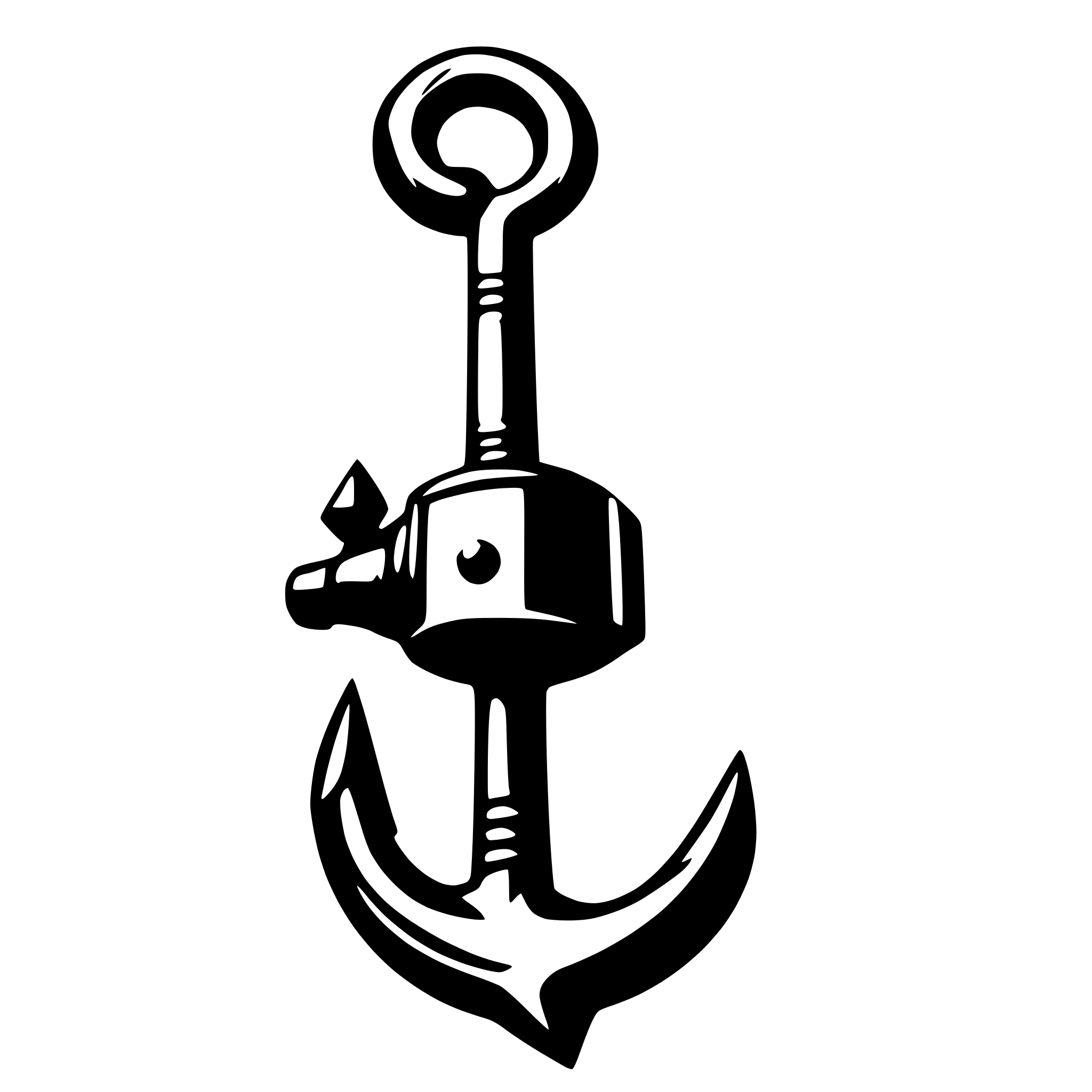 AI-generated SVG of a hook