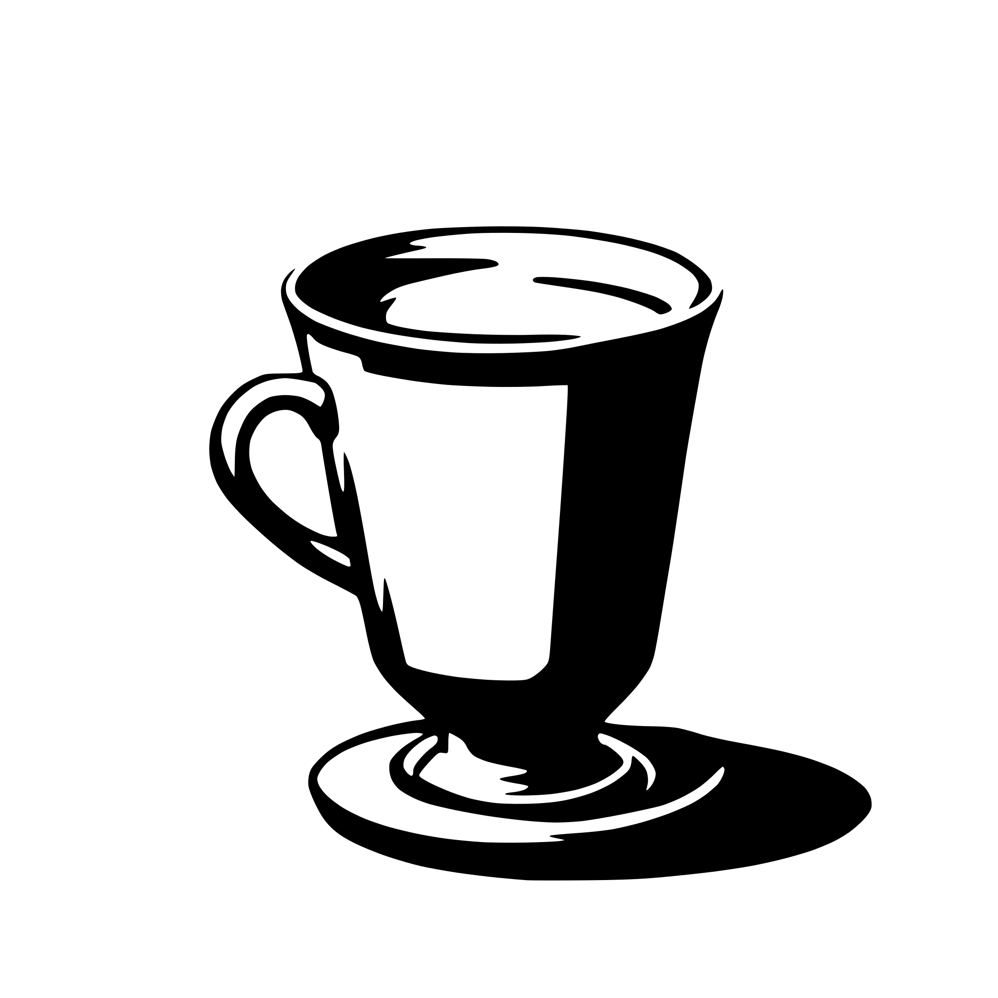 AI-generated SVG of 'cup'