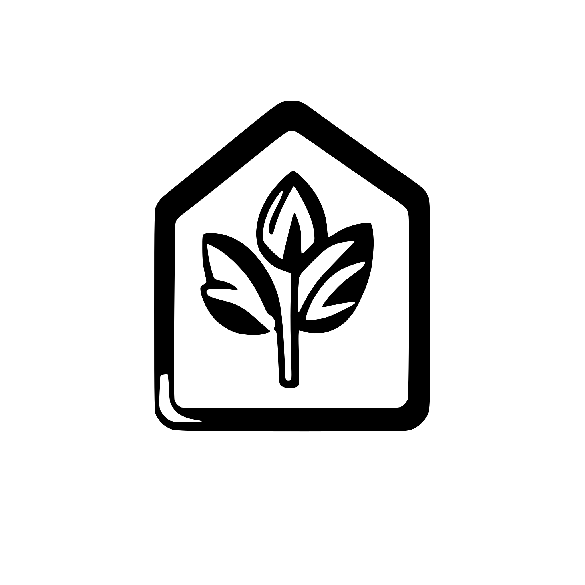 AI-generated SVG of 'Home 2d icon modern'
