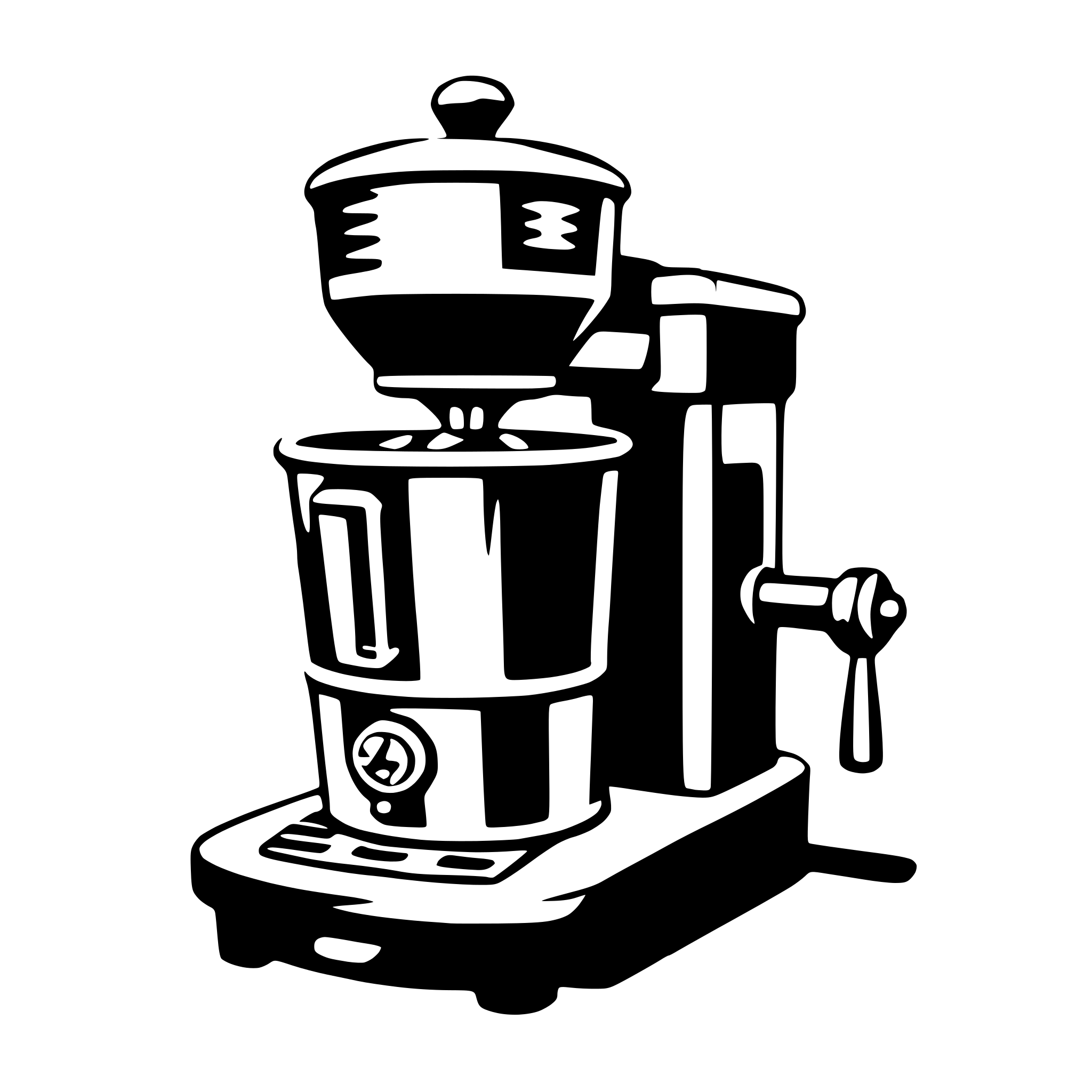 AI-generated SVG of 'cappuccino maker'