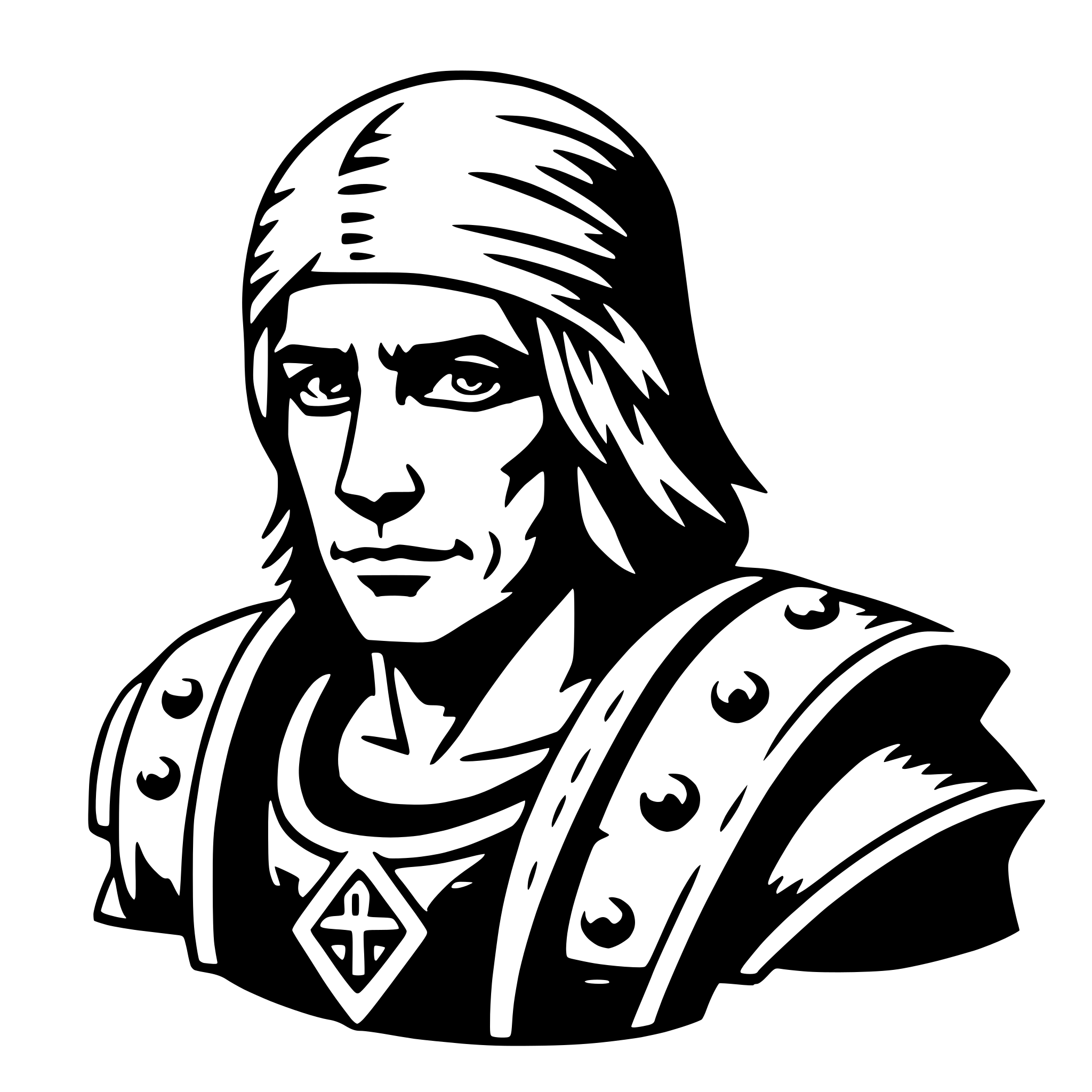 AI-generated SVG of 'tyr'