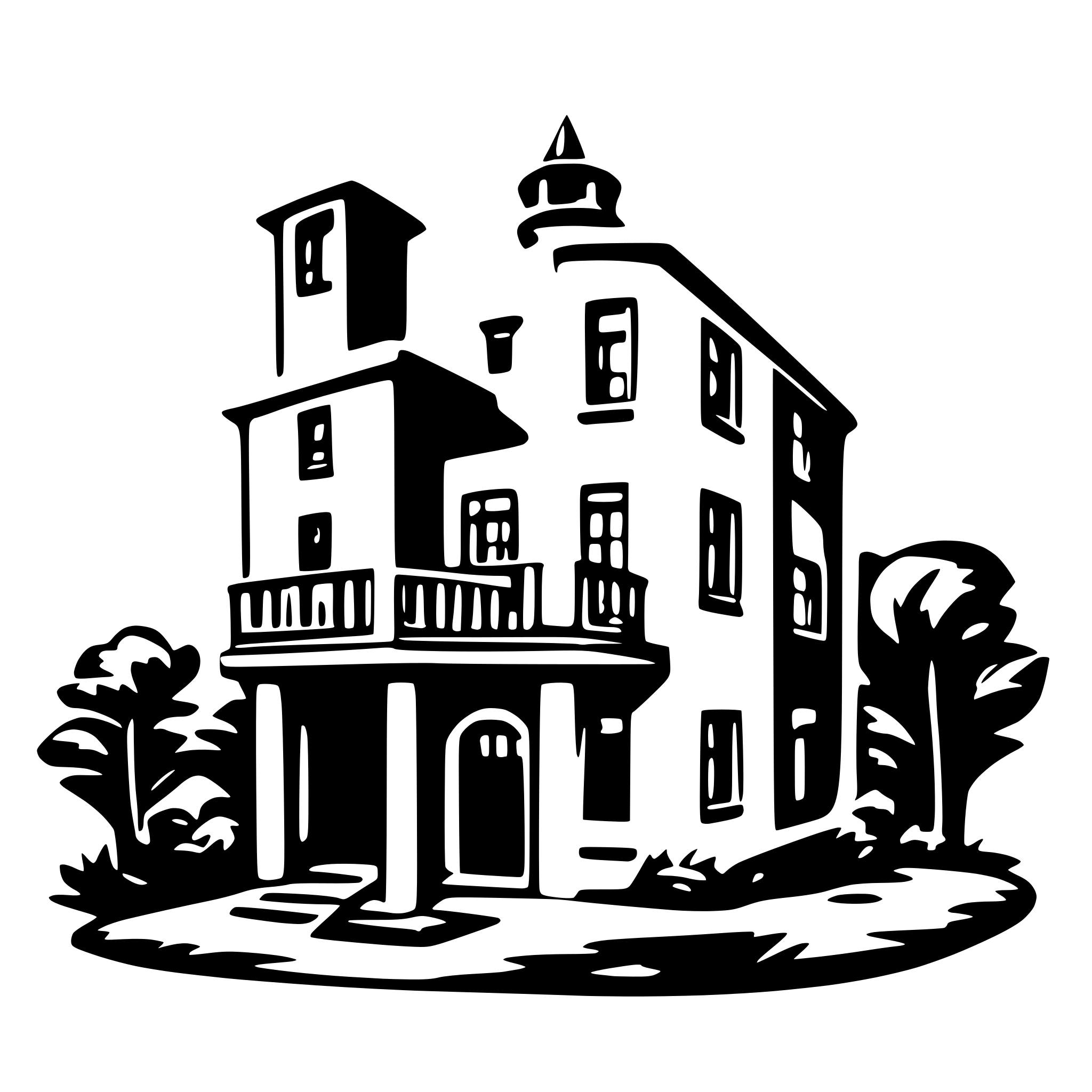 AI-generated SVG of a Símbolo para uma imobiliária