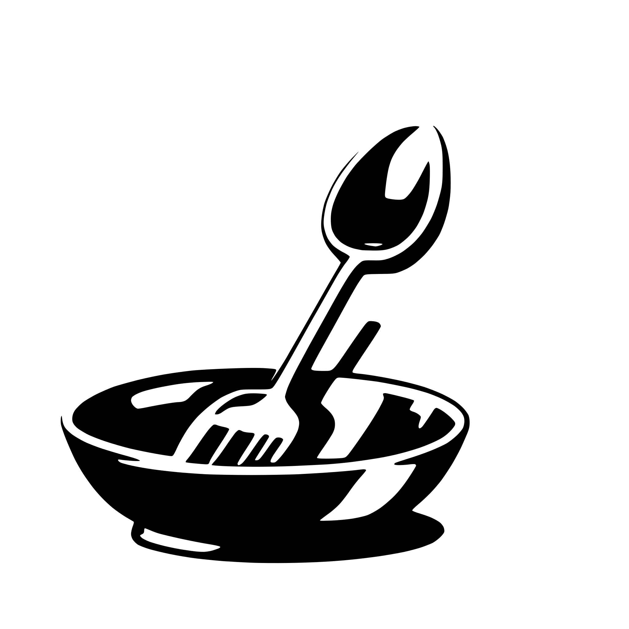AI-generated SVG of 'spoon'