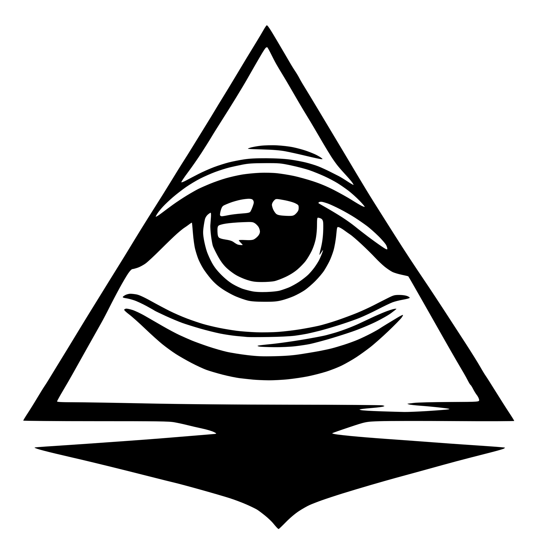 AI-generated SVG of 'all seeing eye'
