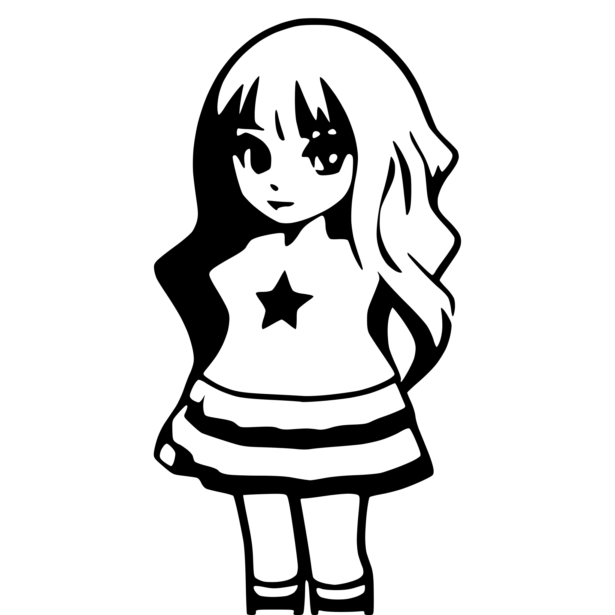AI-generated SVG of a star