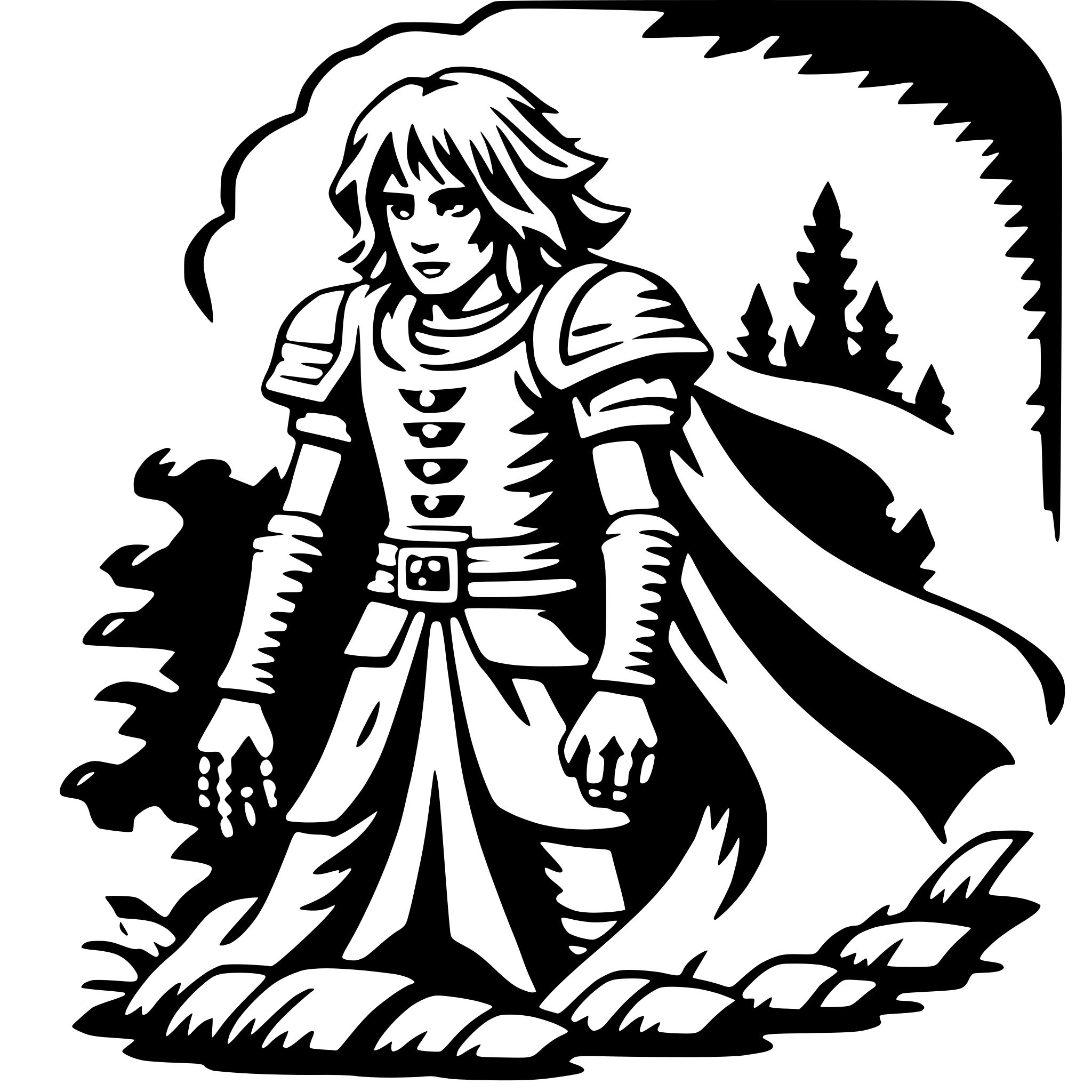 AI-generated SVG of 'susanoo'