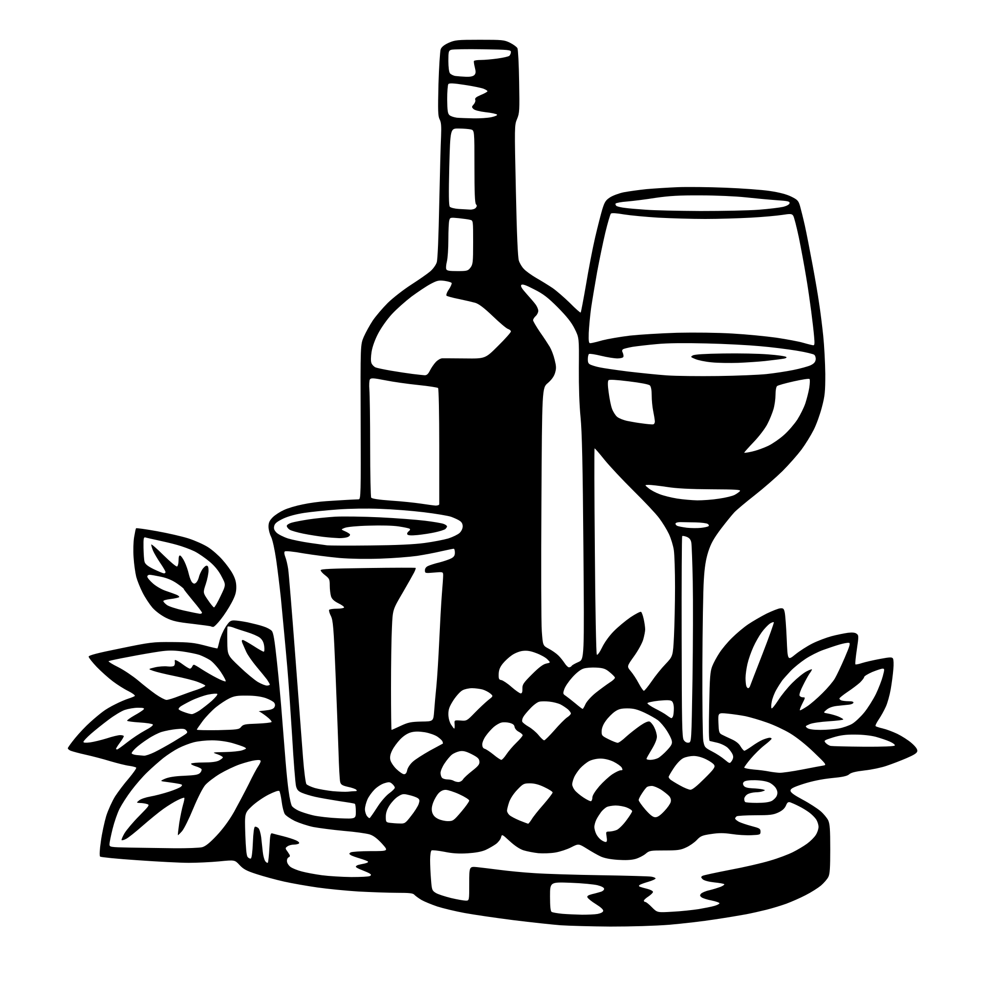 AI-generated SVG of 'wine'