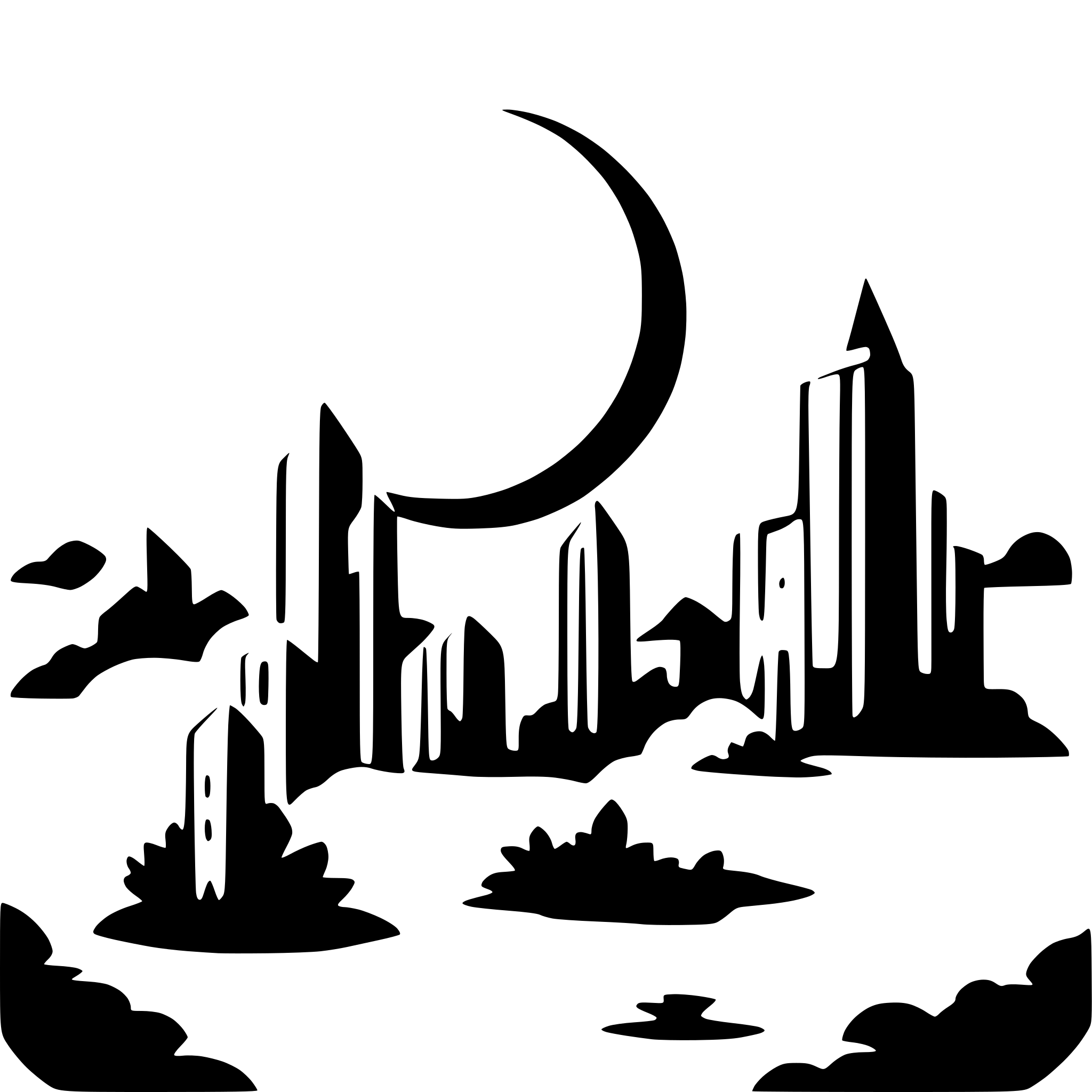 AI-generated SVG of 'moon in the sky'