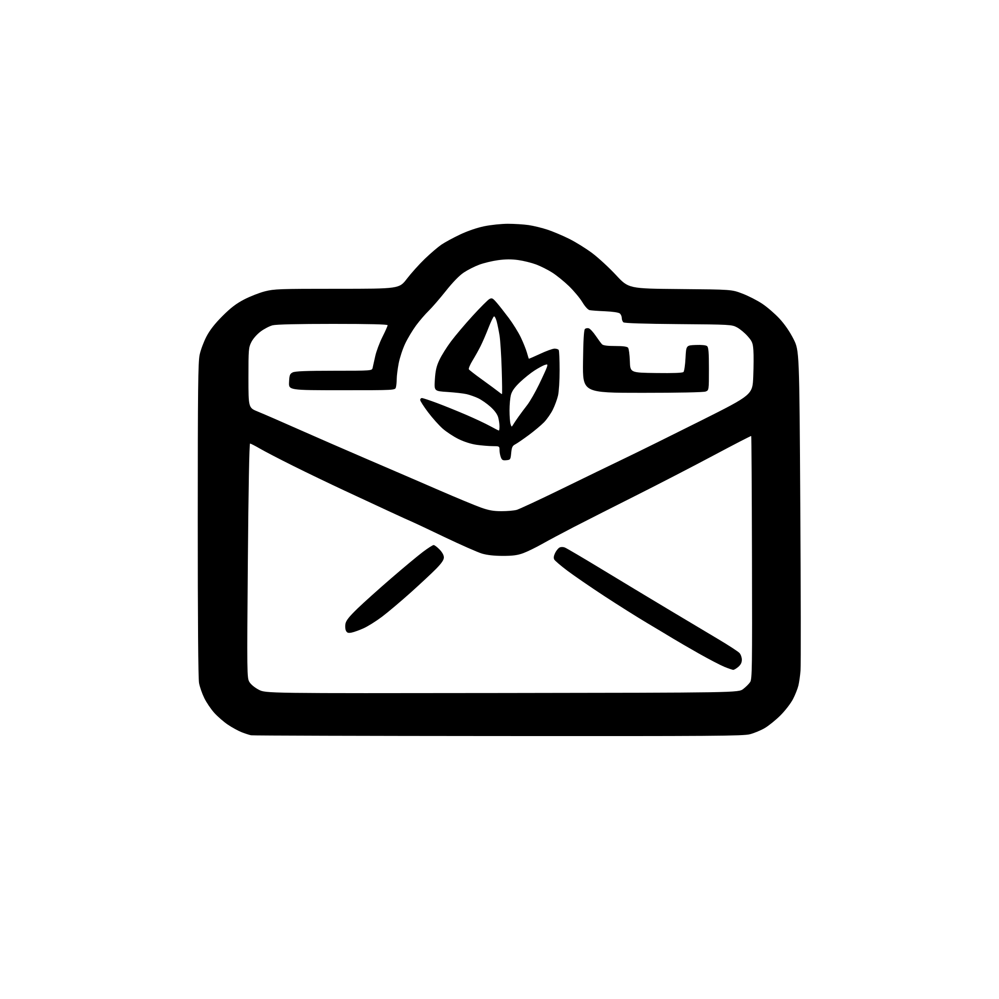 AI-generated SVG of a envelope icon