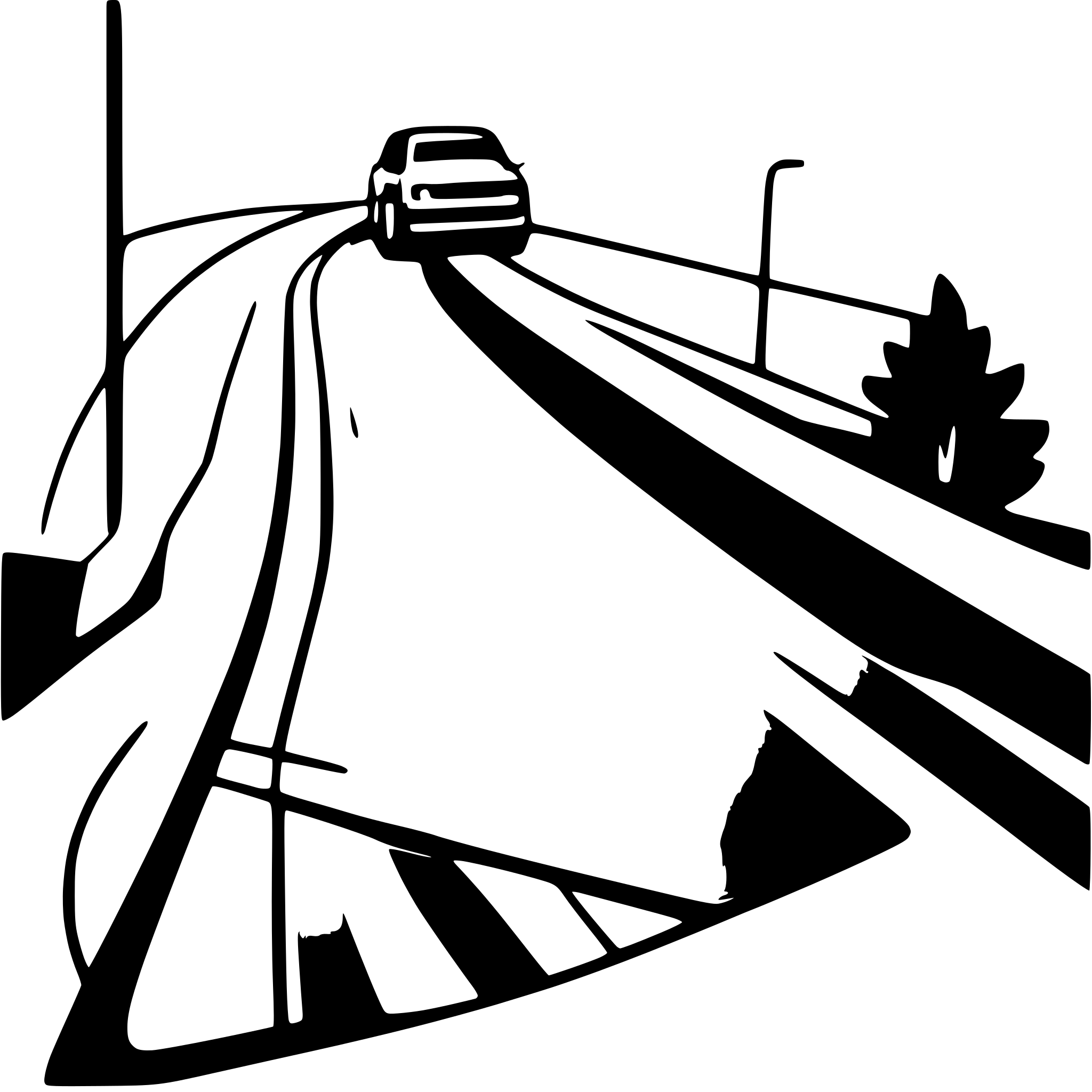 AI-generated SVG of a road building