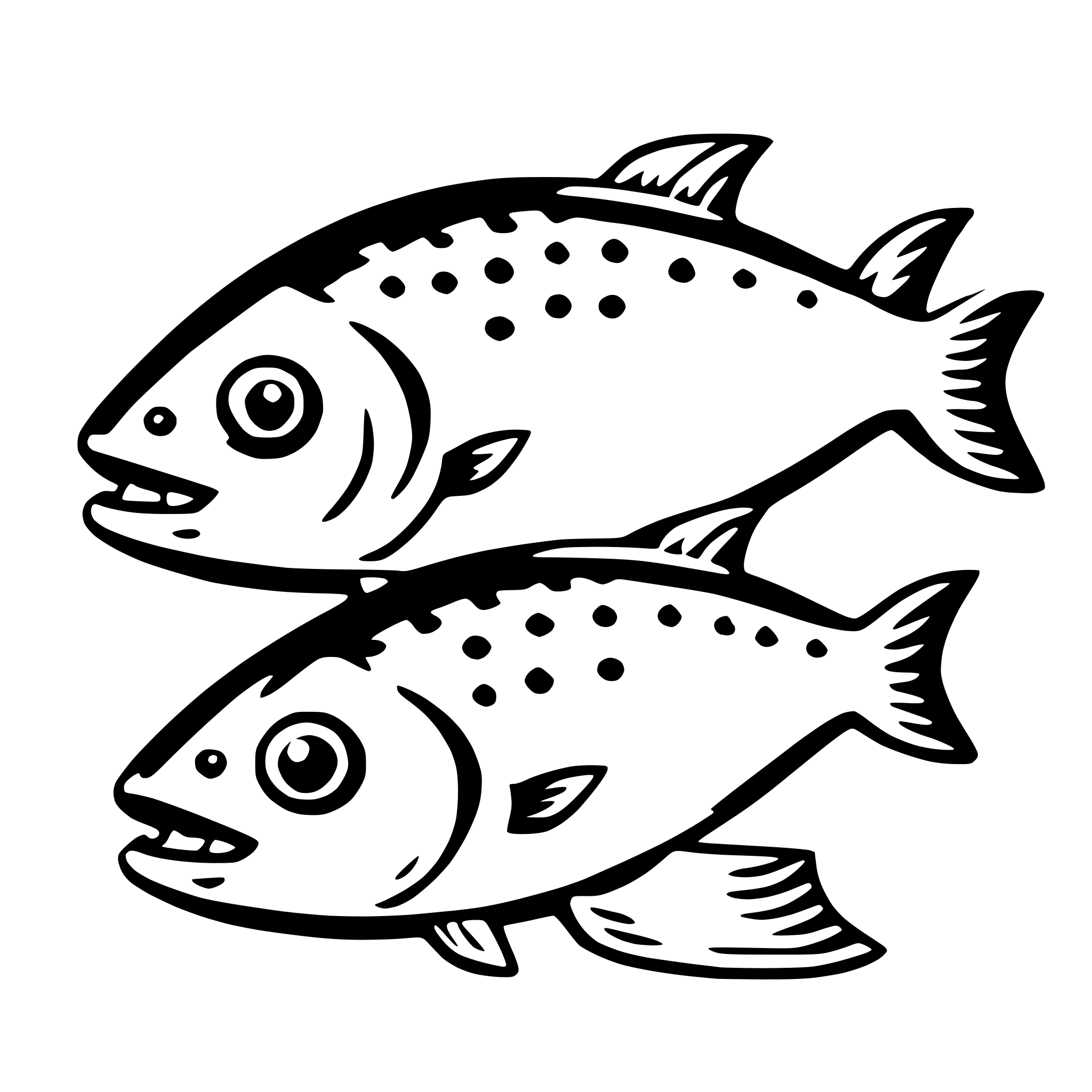 AI-generated SVG of 'salmon'