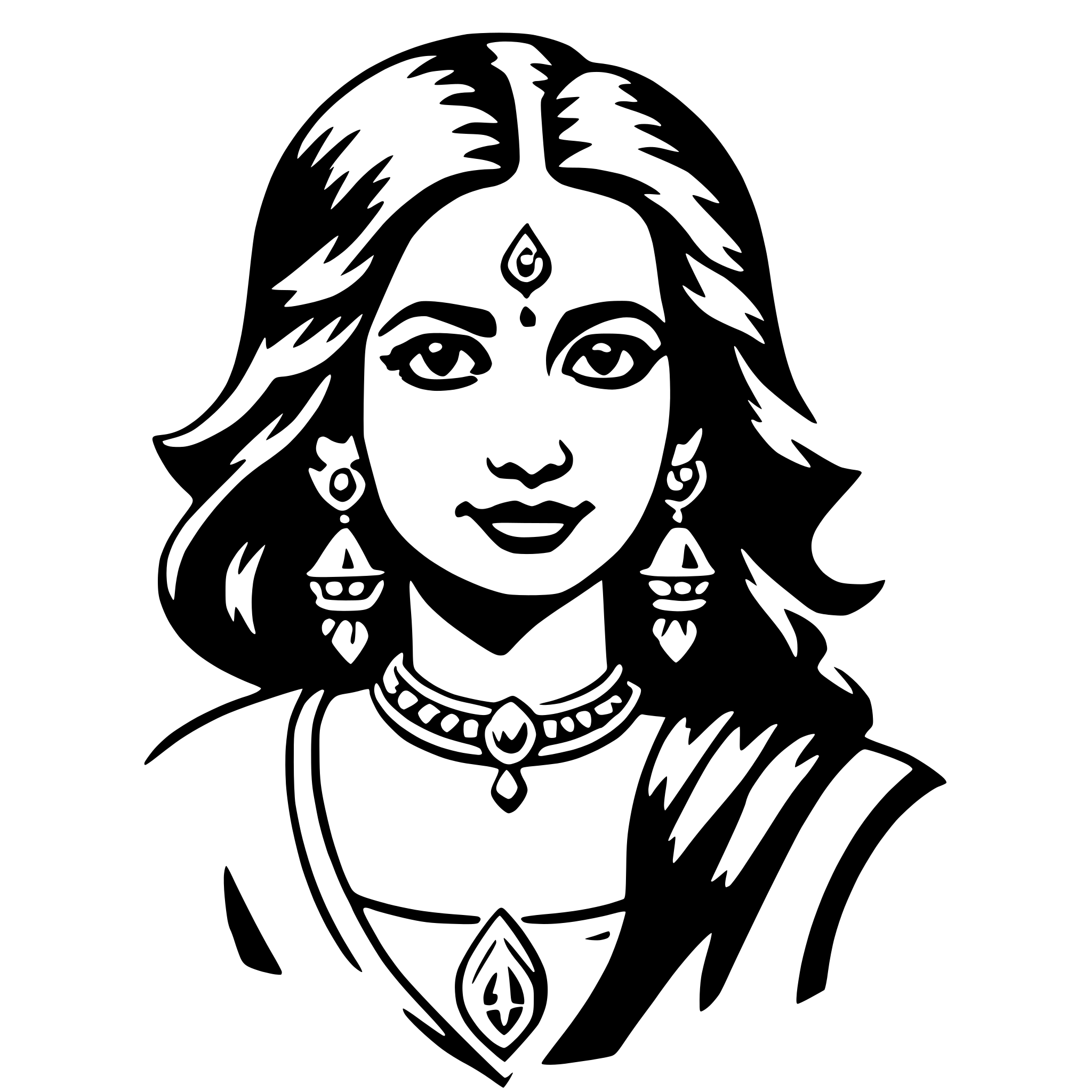 AI-generated SVG of 'lakshmi'