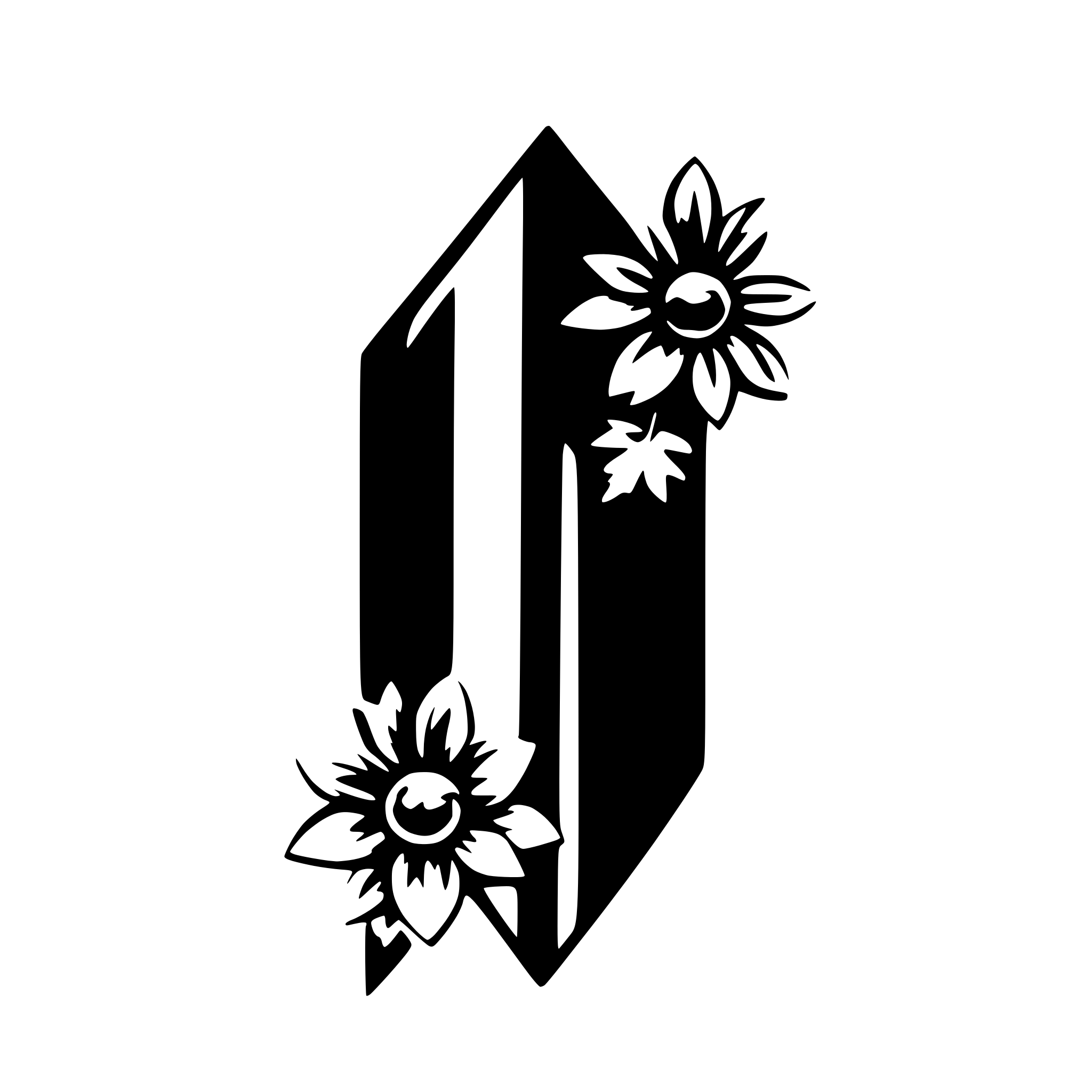 AI-generated SVG of 'girly bookmark designs'