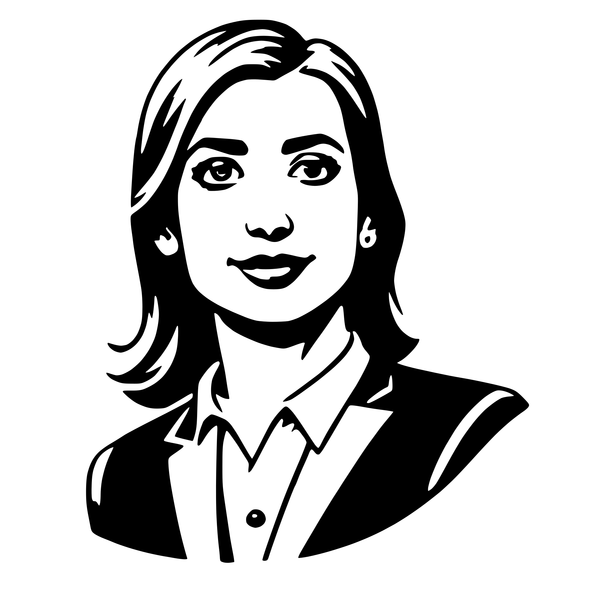 AI-generated SVG of 'marketing manager'