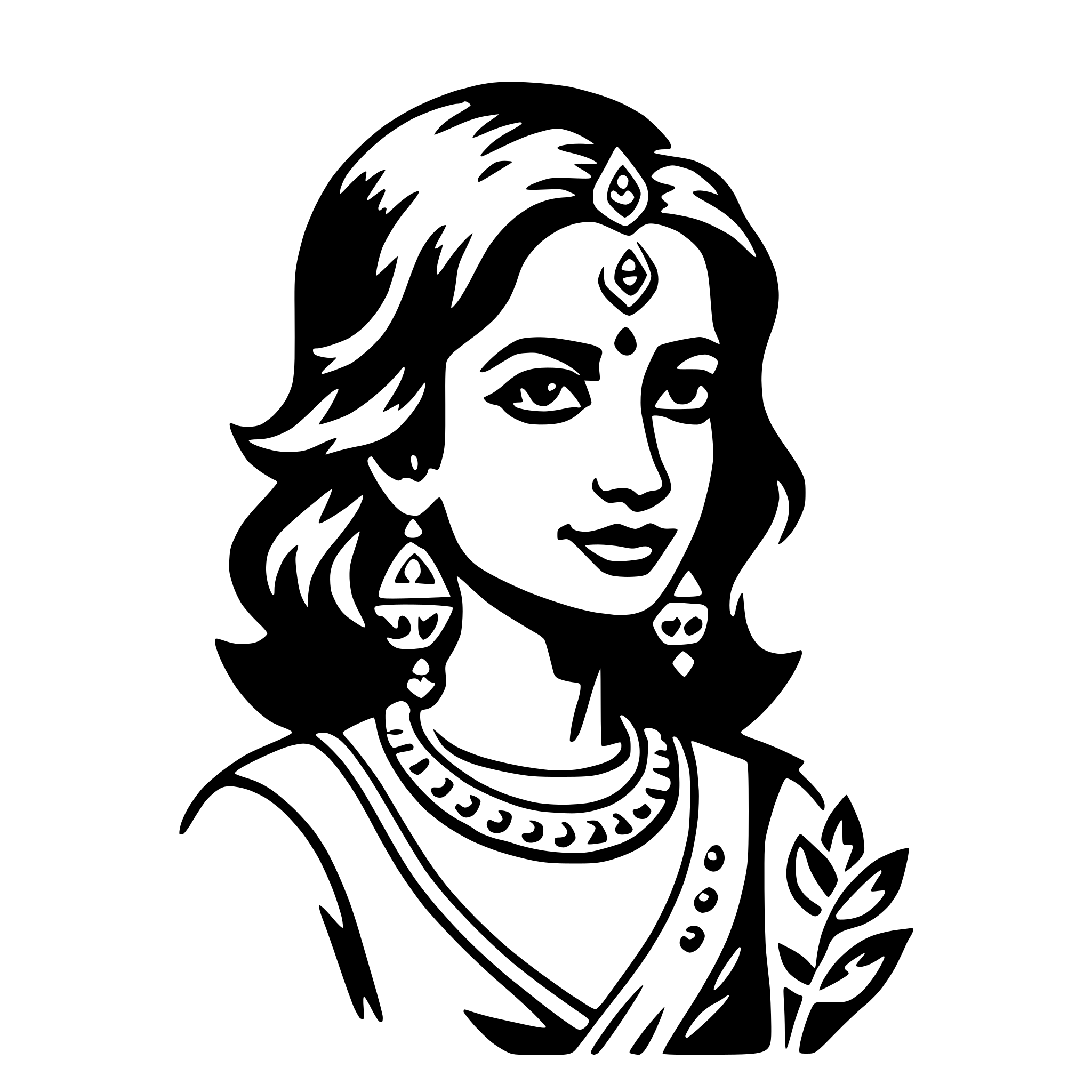 AI-generated SVG of 'lakshmi'