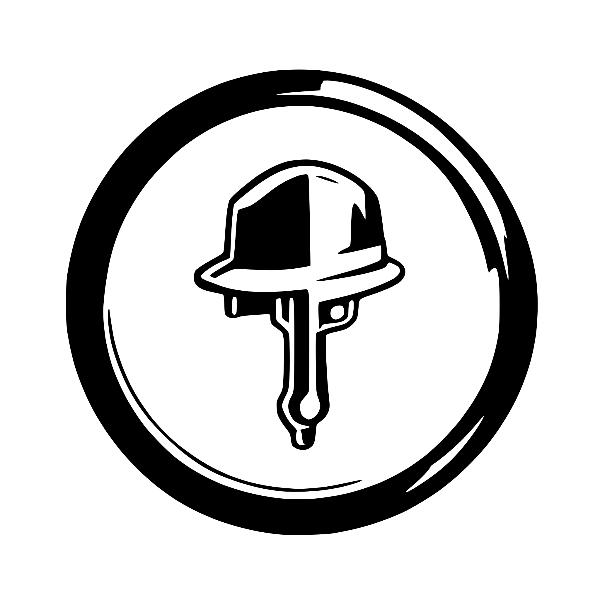 AI-generated SVG of a create a cool, tech logo for a tool called pdf detective