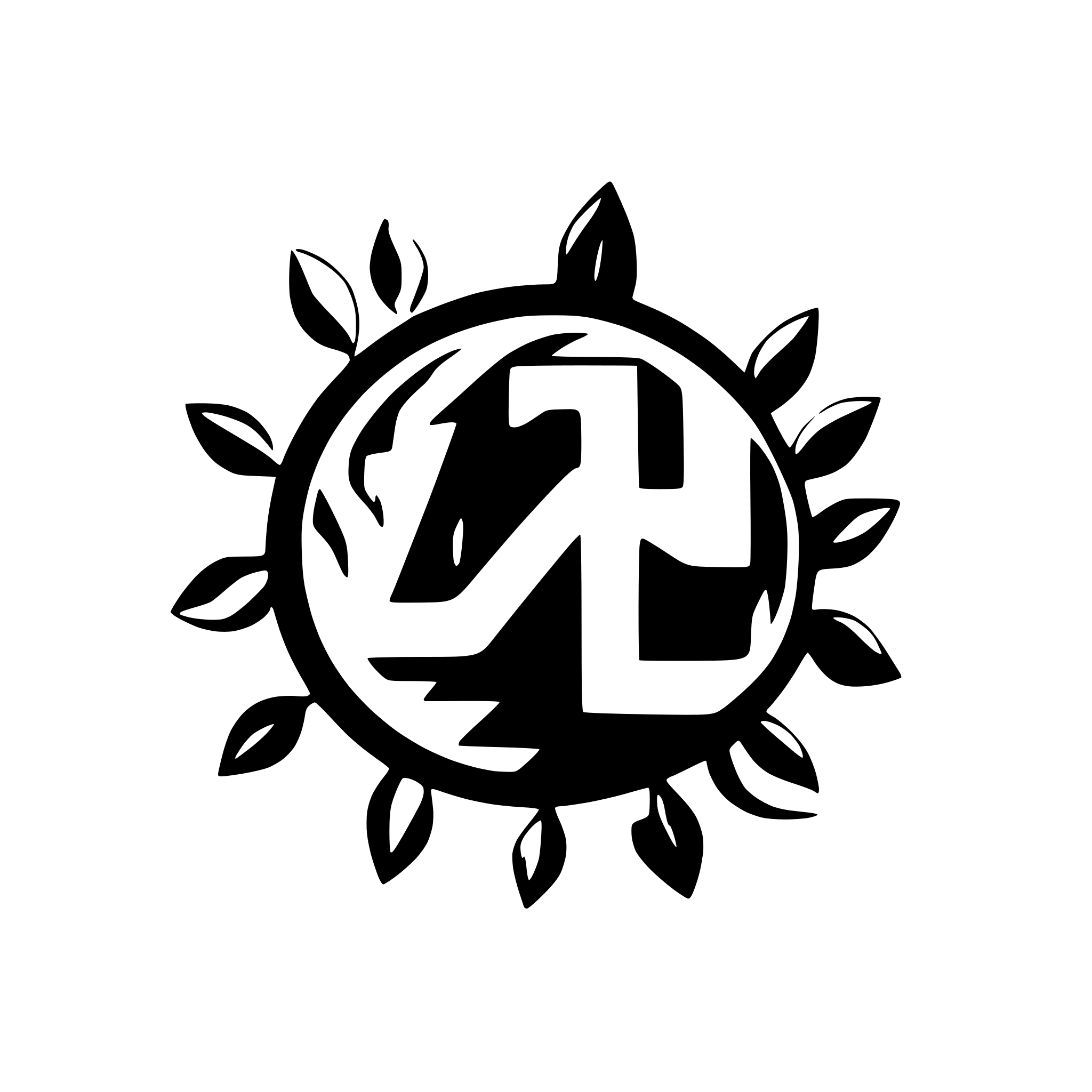 AI-generated SVG of a pixel art logo for the name "A7"
